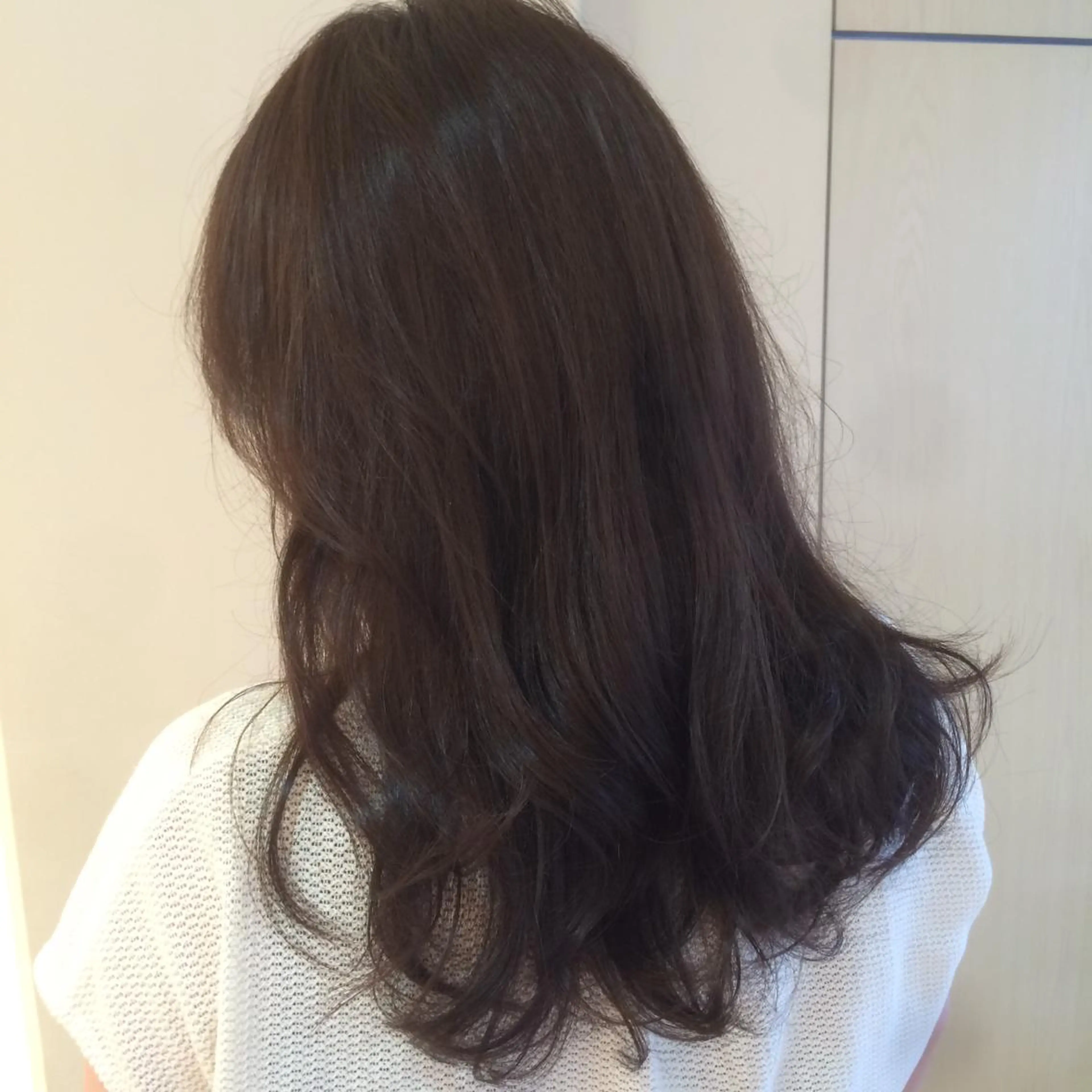 セミロング ロング カラー イルミナカラー タジマ ヤスヒサのヘアスタイル