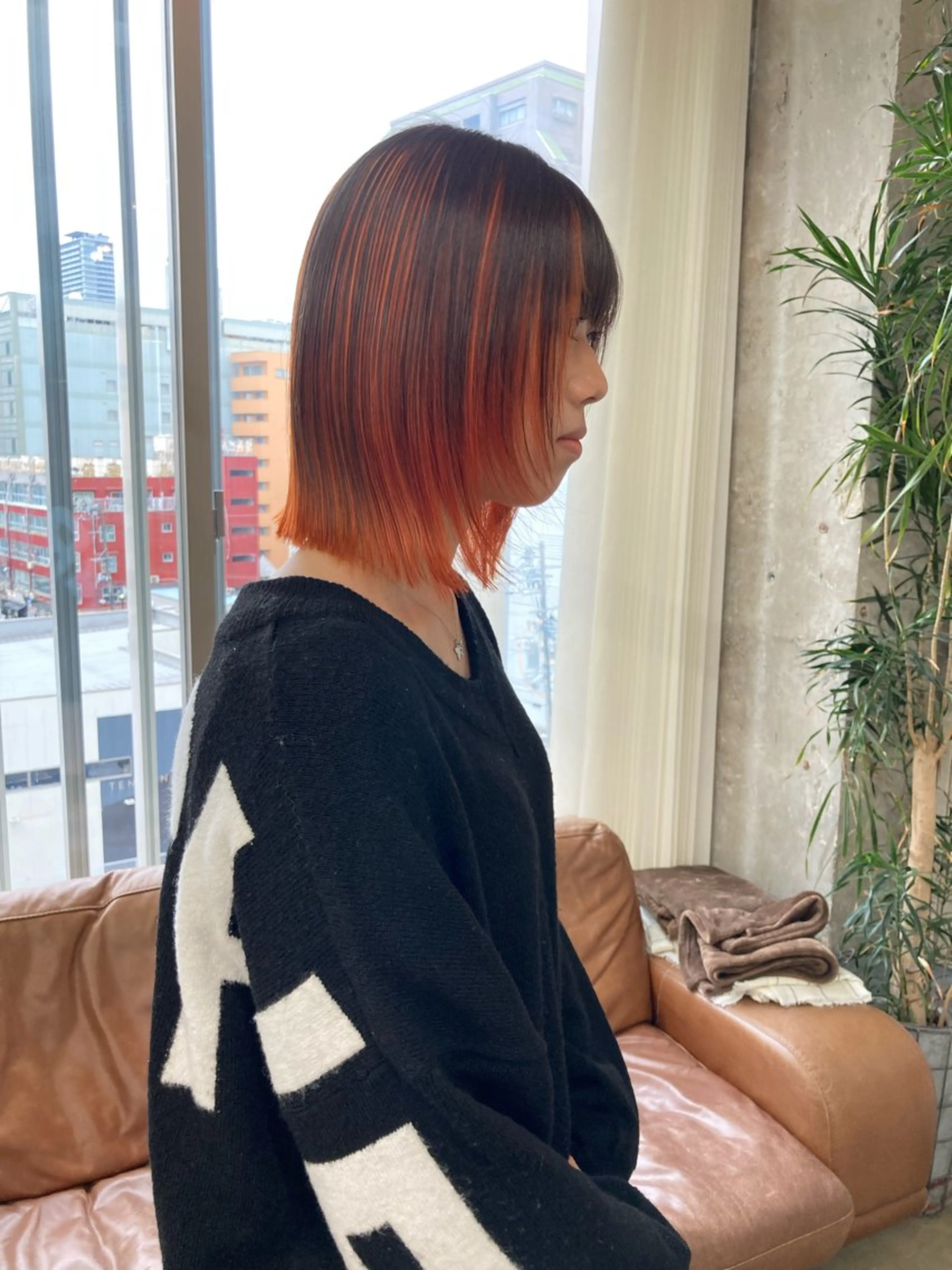 【ご新規様】カット+デザインカラー(アンブレラカラー、裾カラー、フレーミングカラー)※全体カラー込みの写真