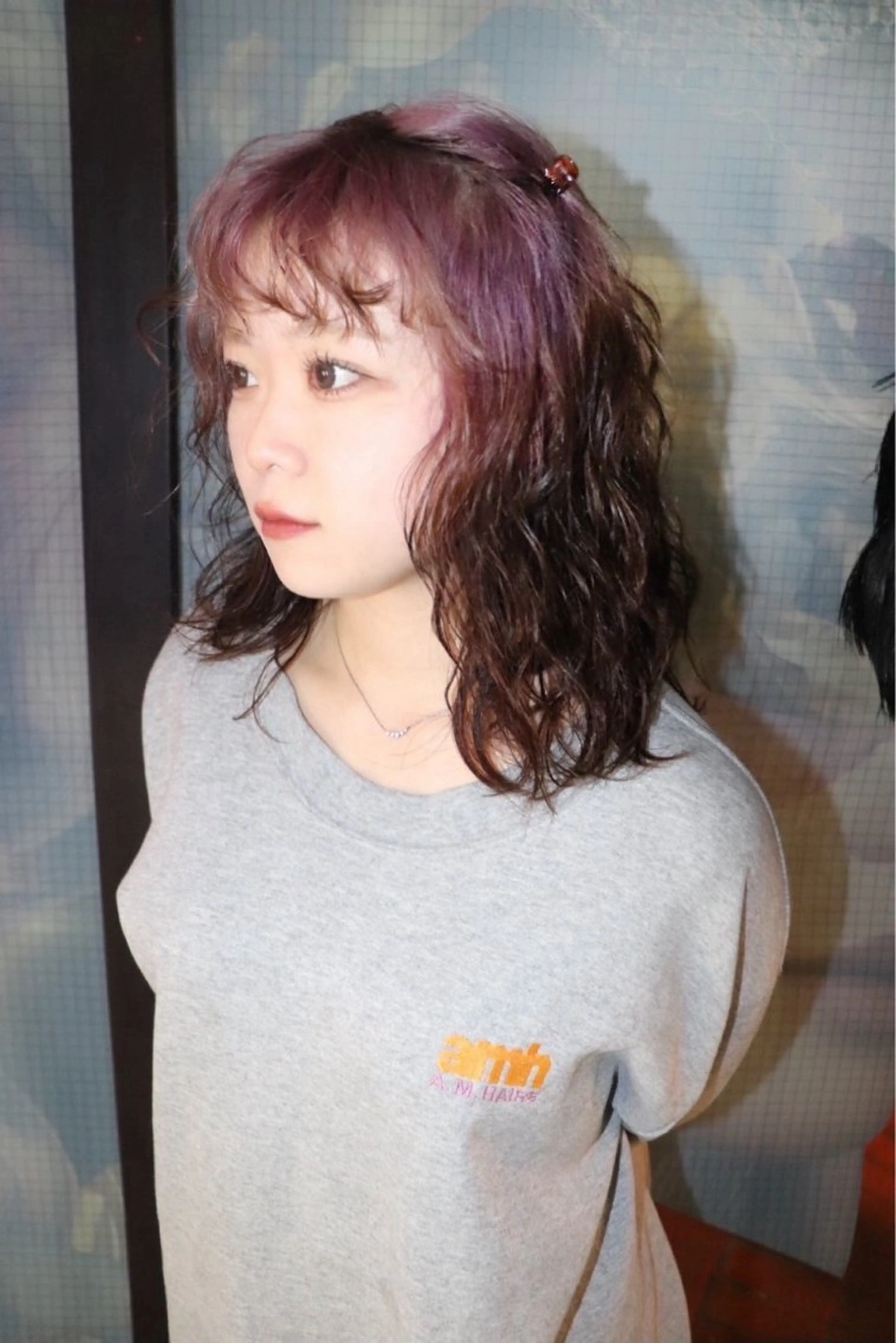 セミロング カラー ヘアカラー @kyoniyy KYONIのヘアスタイル