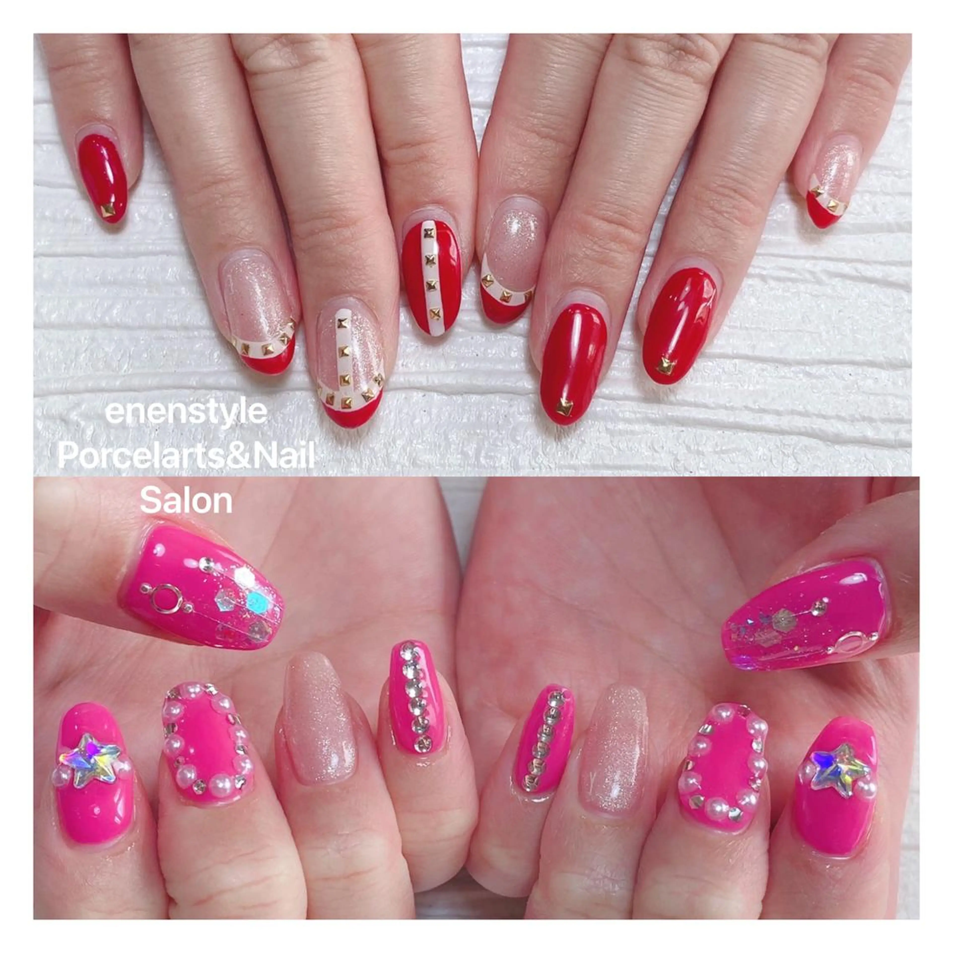 ミディアム ネイル 👑enen style👑のネイルデザイン