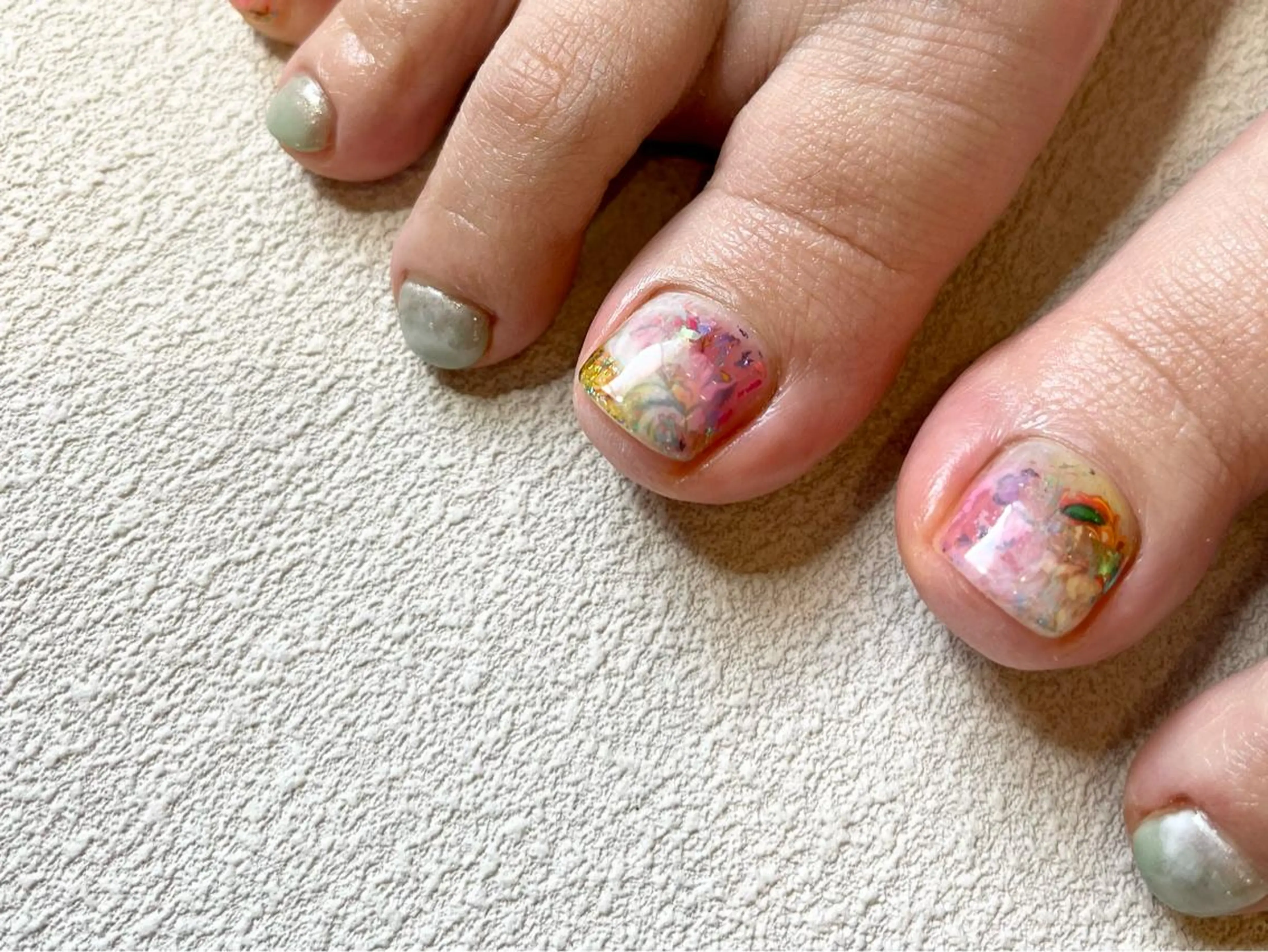 ネイル フットネイル 小河 仁美のネイルデザイン