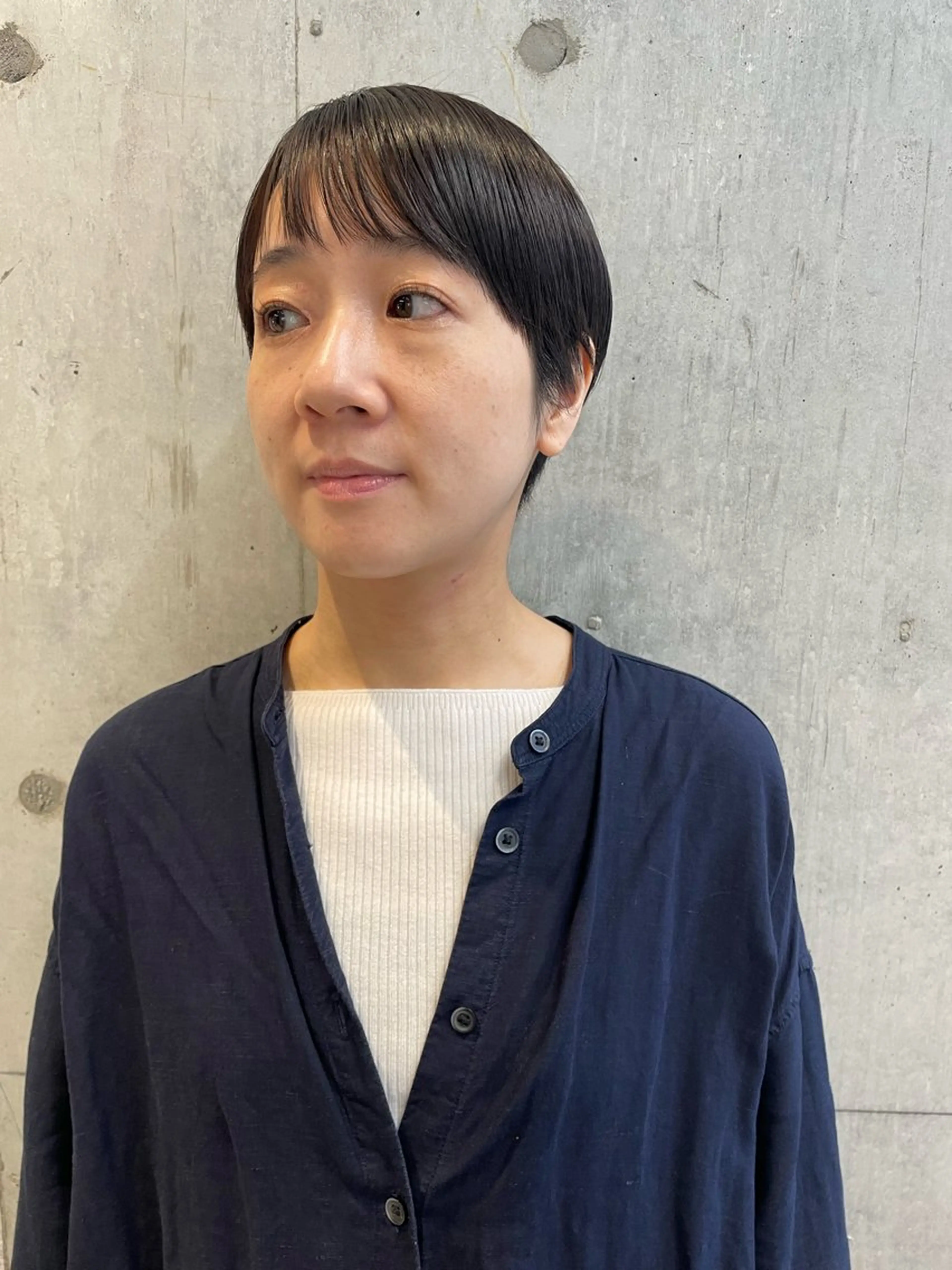 ショート ショートウルフくせ毛 お任せくださいのヘアスタイル