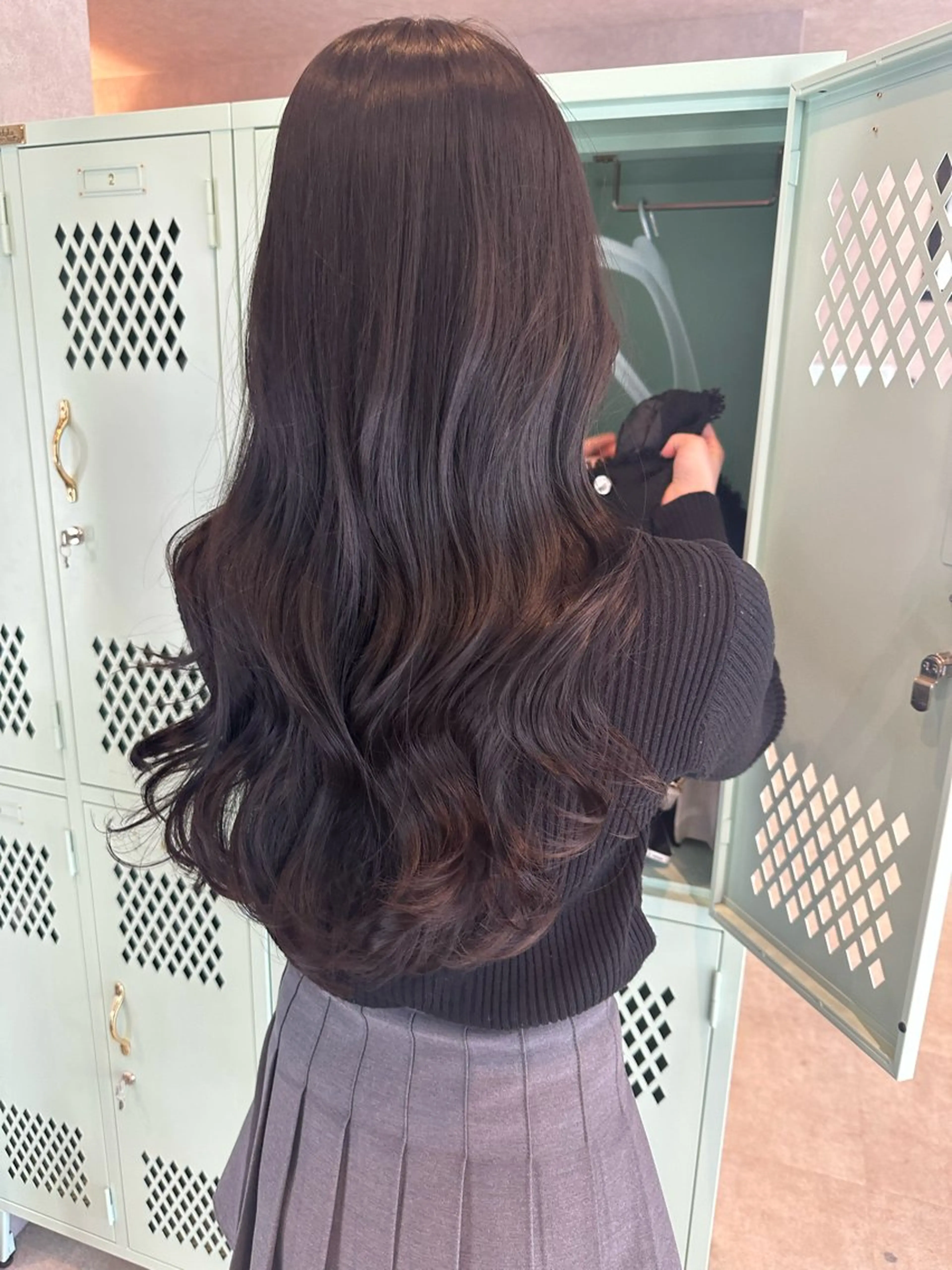 ロング カラー 韓国ヘア🦢🖤 Sayumiのヘアスタイル