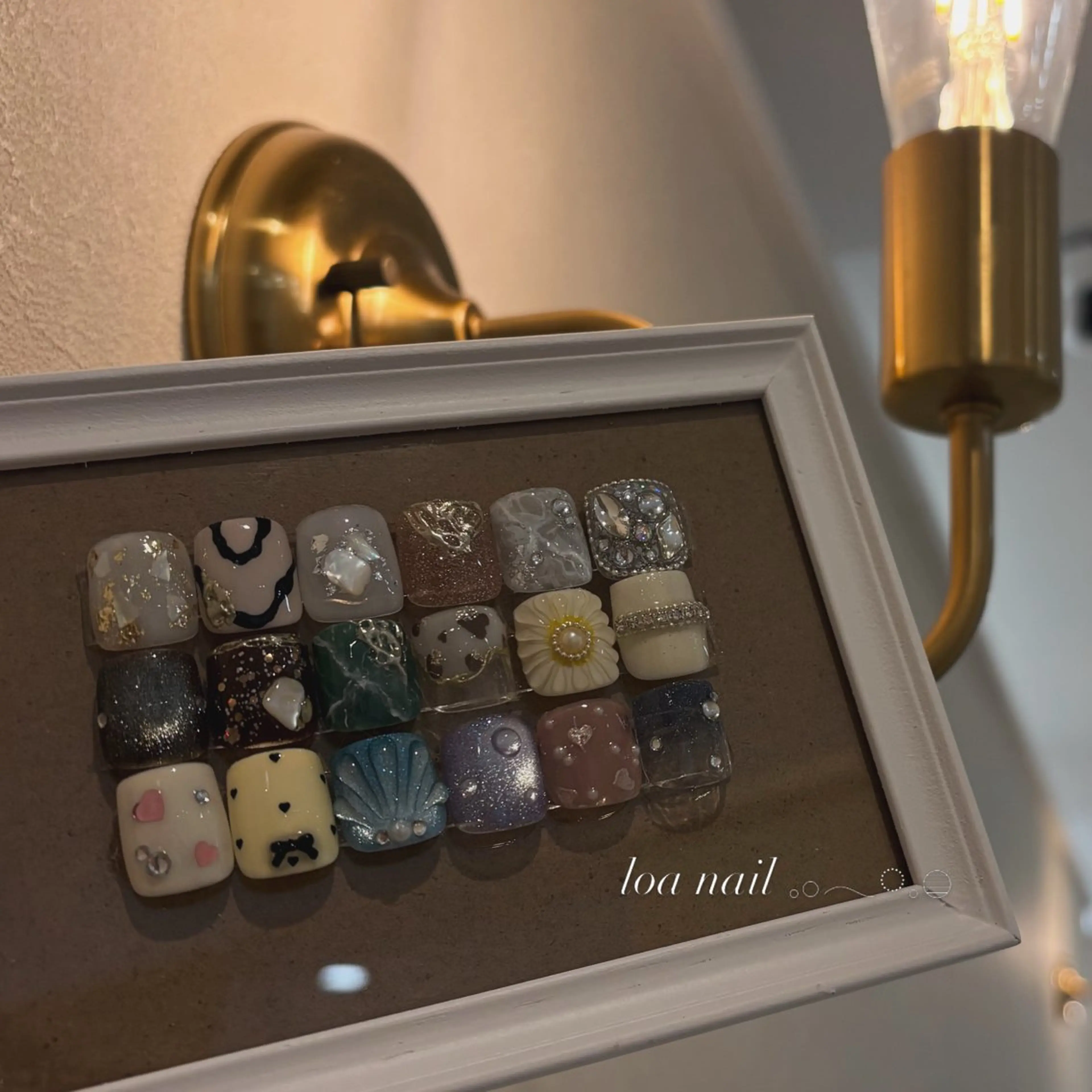 ネイル アートネイル ワンカラーネイル loa nailのネイルデザイン