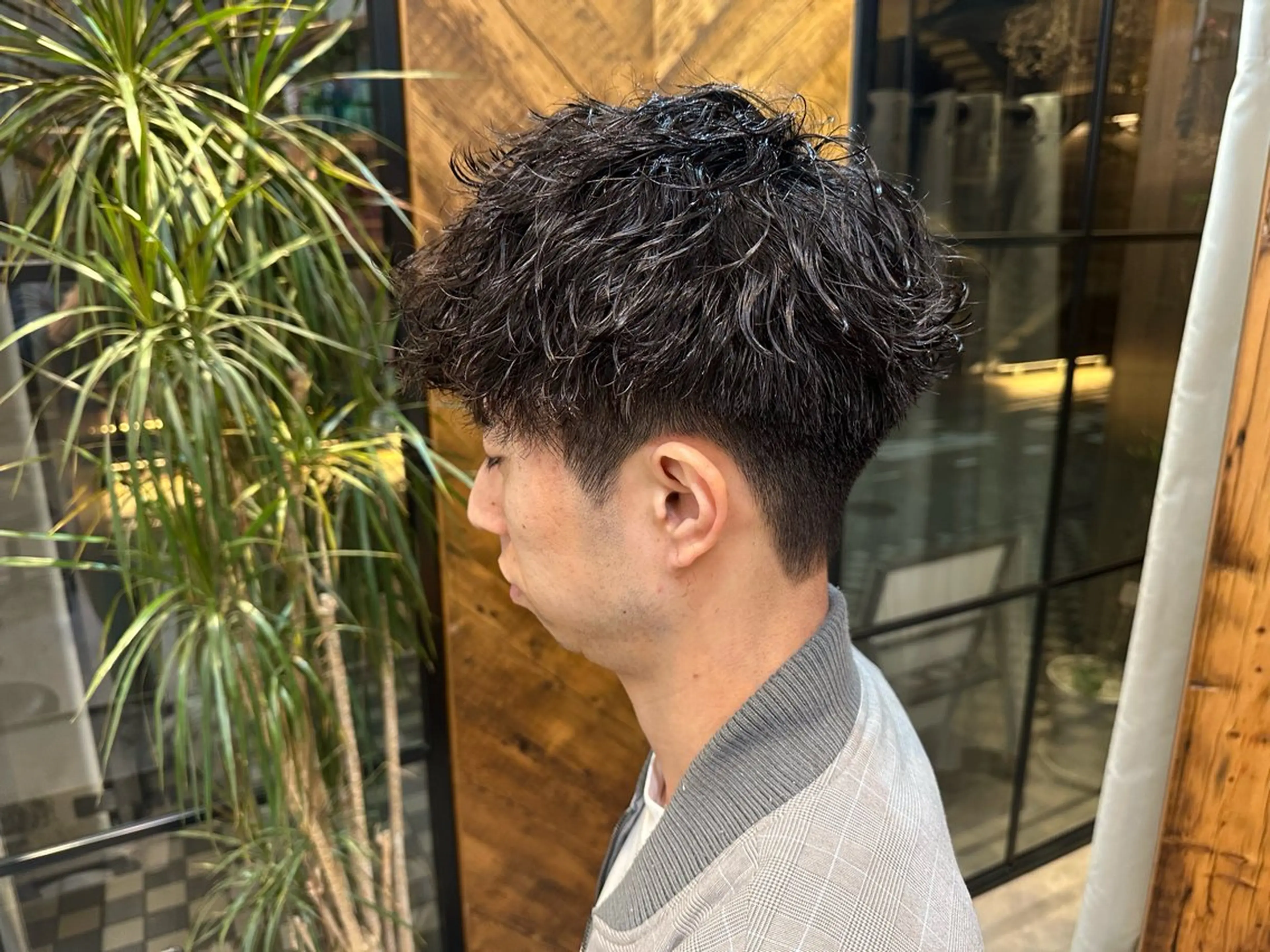 メンズ フェードカット メンズパーマ カット パーマ 【gemini店長】 メンズ特化中野稜平のヘアスタイル