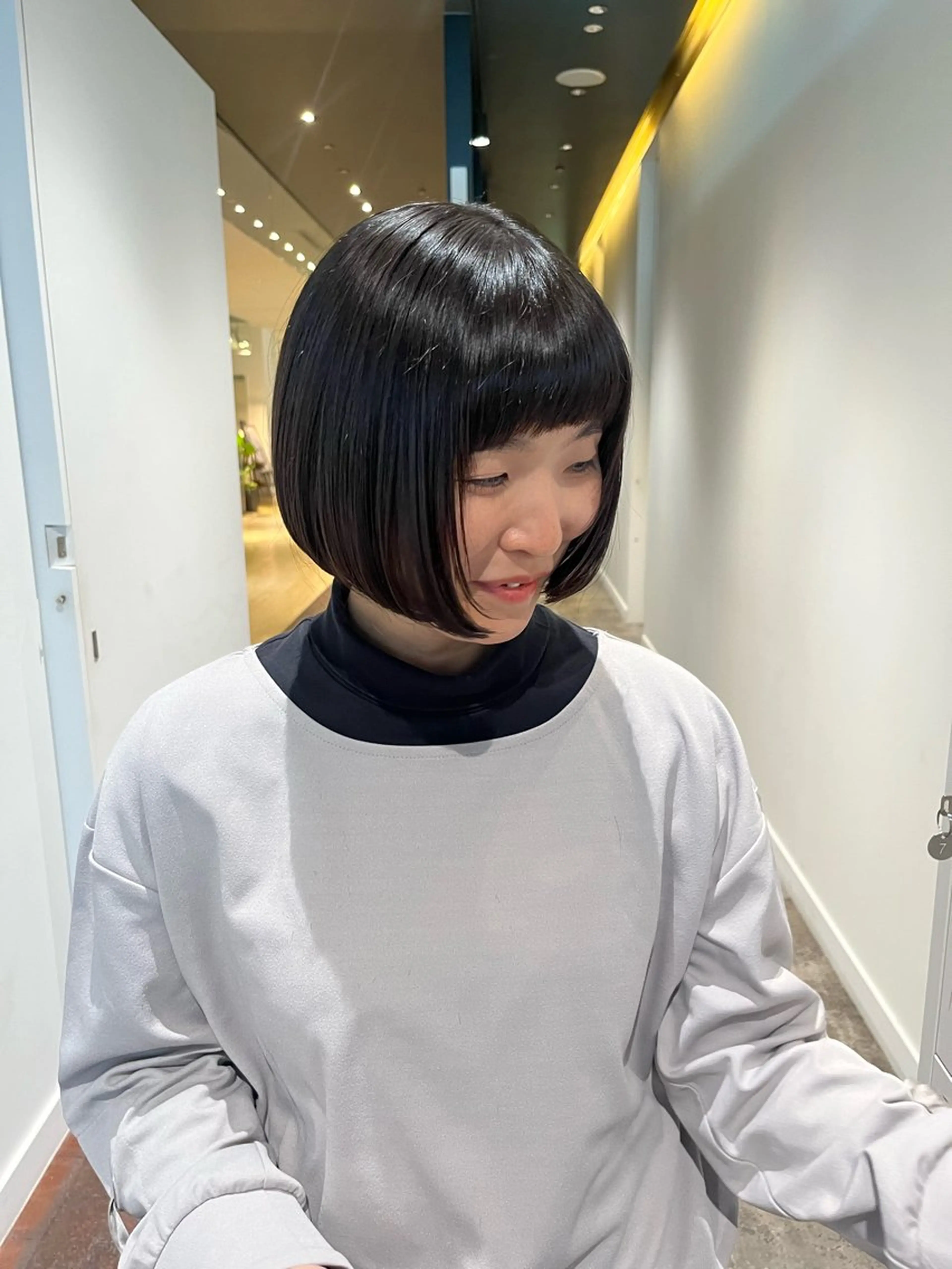 ショート ボブ マンツーマン 縮毛矯正/マユコのヘアスタイル