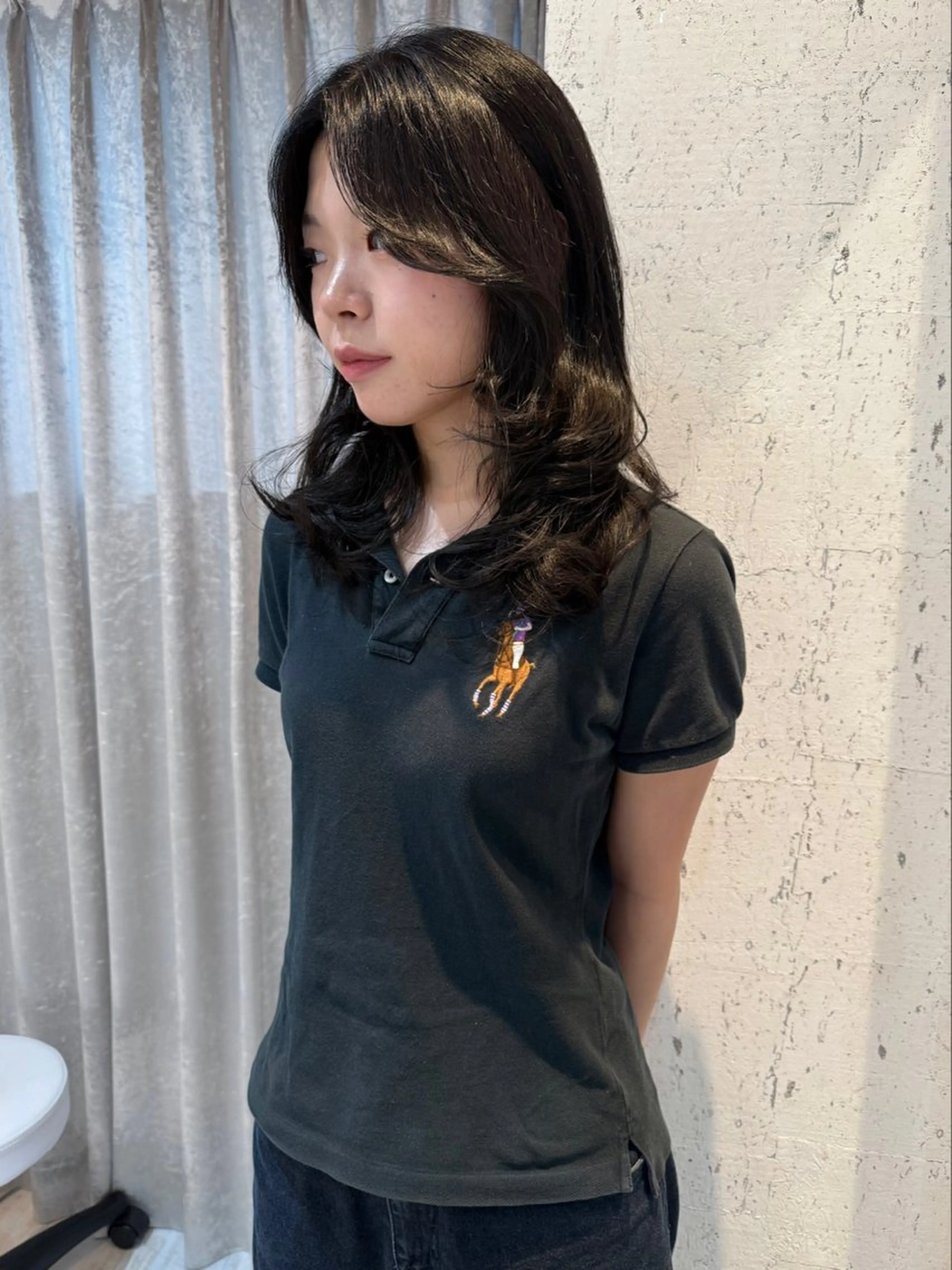 ミディアム カラー カット ヘアカラー トリートメント mai / linoah˚✧のヘアスタイル