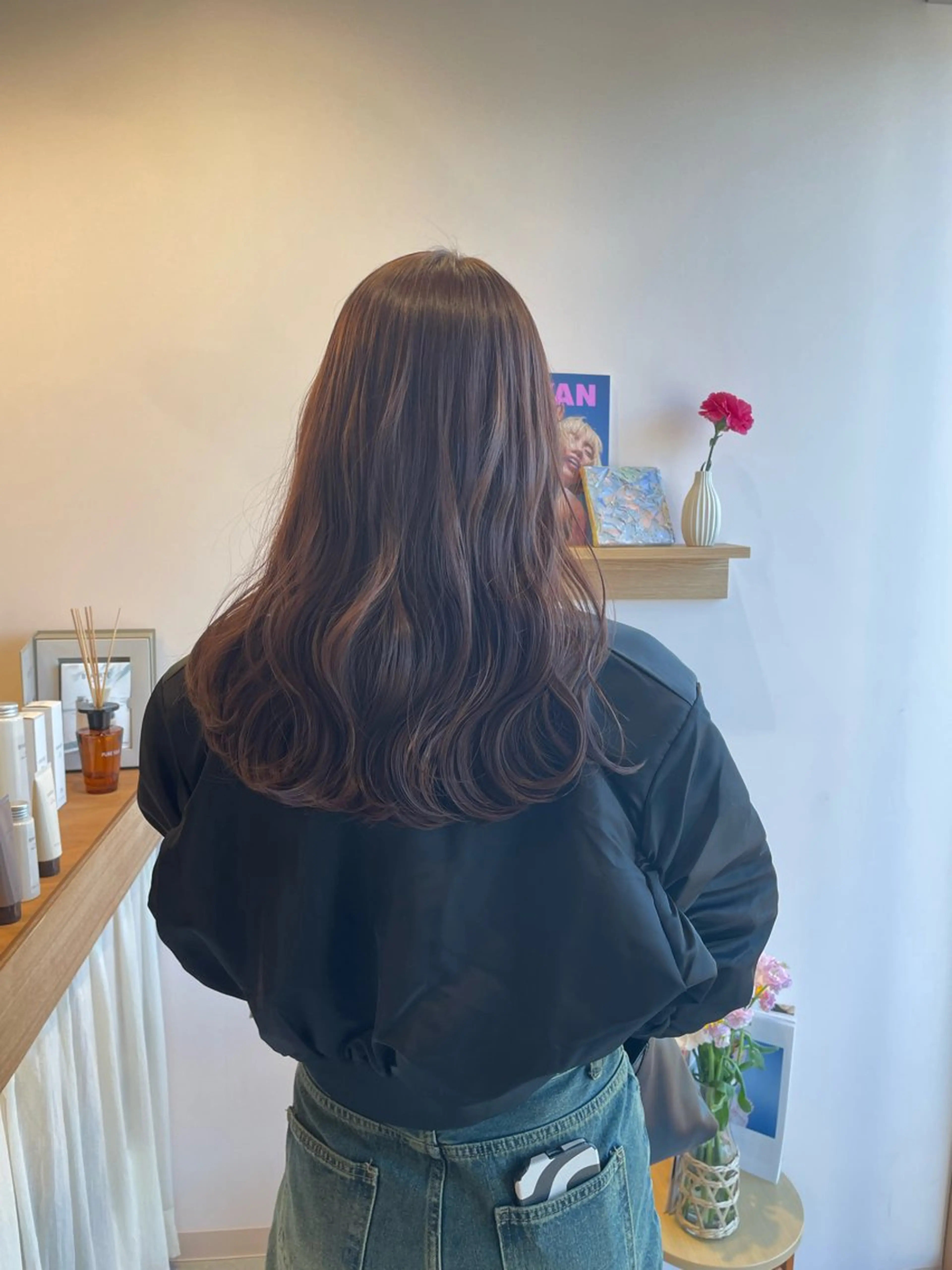 ロング カラー カット ヘアカラー トリートメント runru /muku.のヘアスタイル