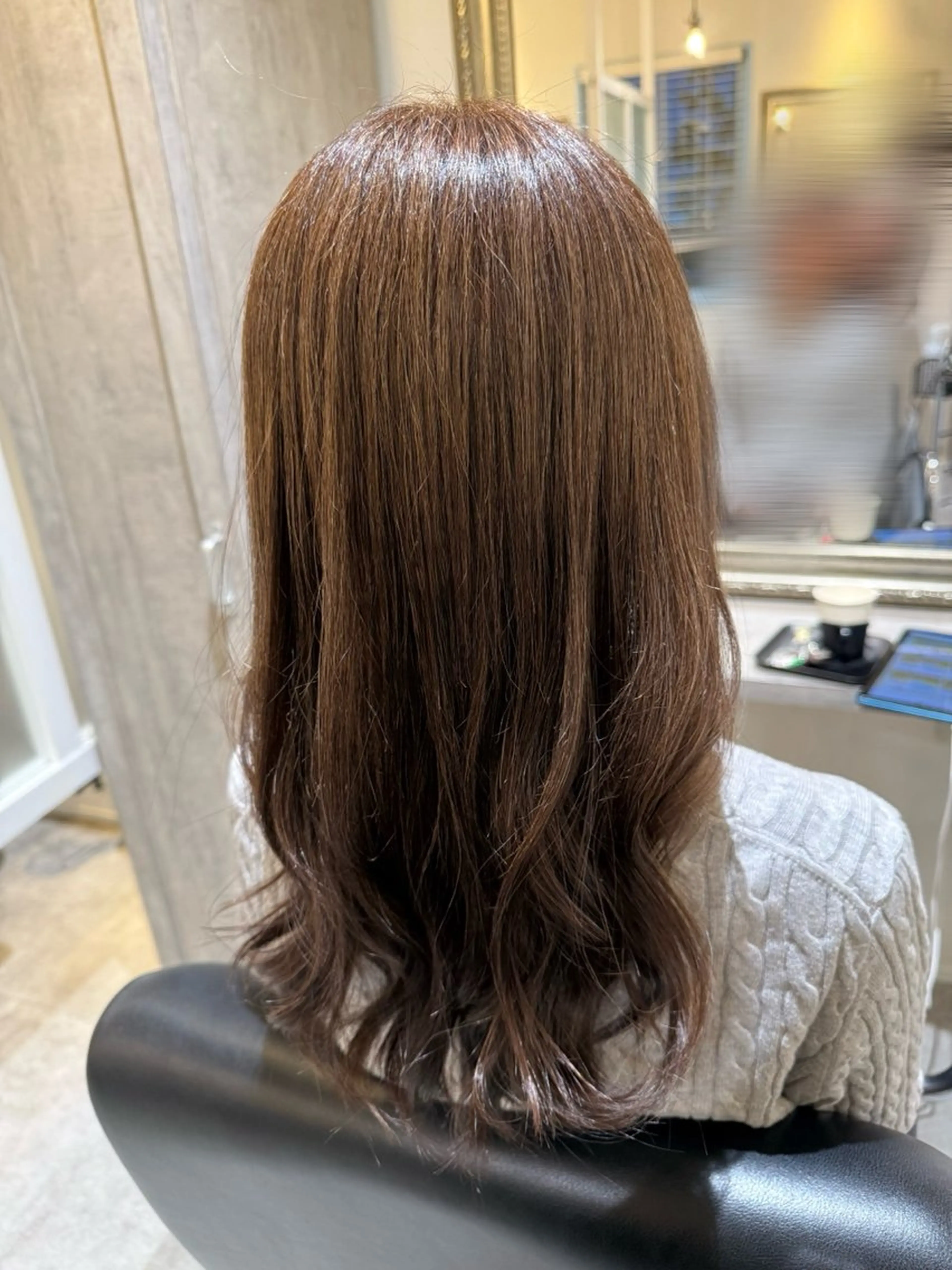 ロング カラー ベージュカラー ブラウンカラー ヘアカラー こだわり艶カラー ♡chisato♡のヘアスタイル