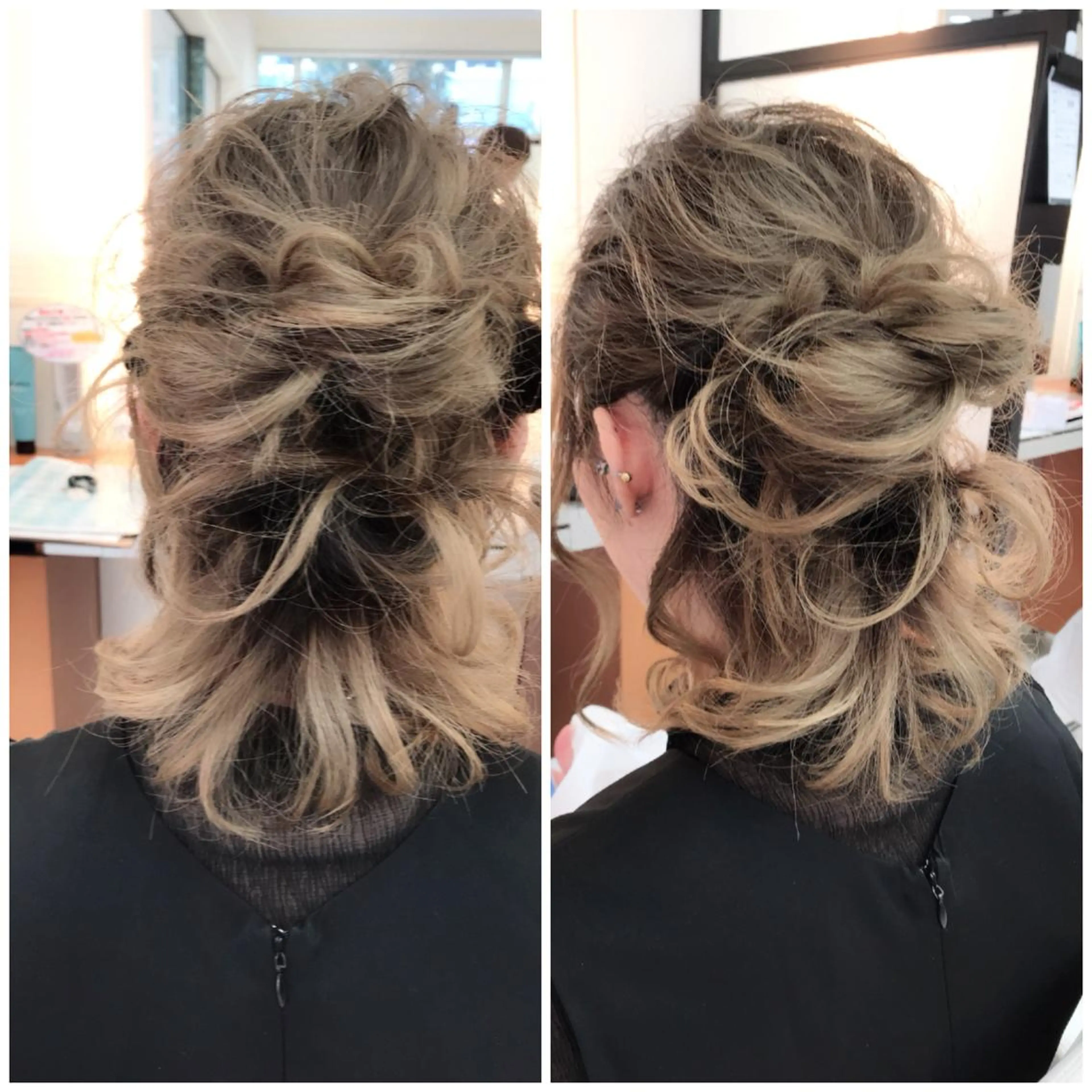 パーティーヘアアレンジの写真