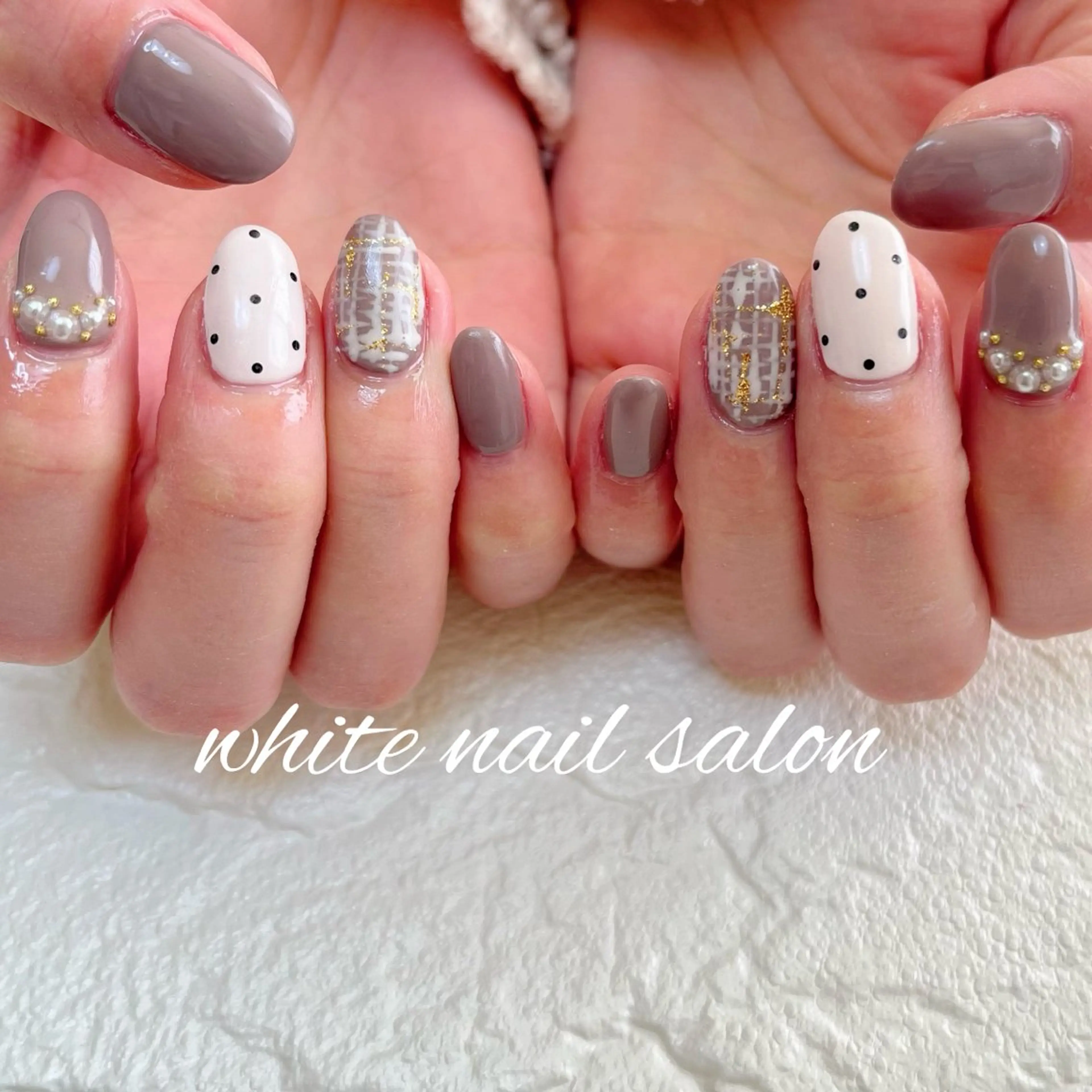 ネイル ハンドネイル white nail salonのネイルデザイン