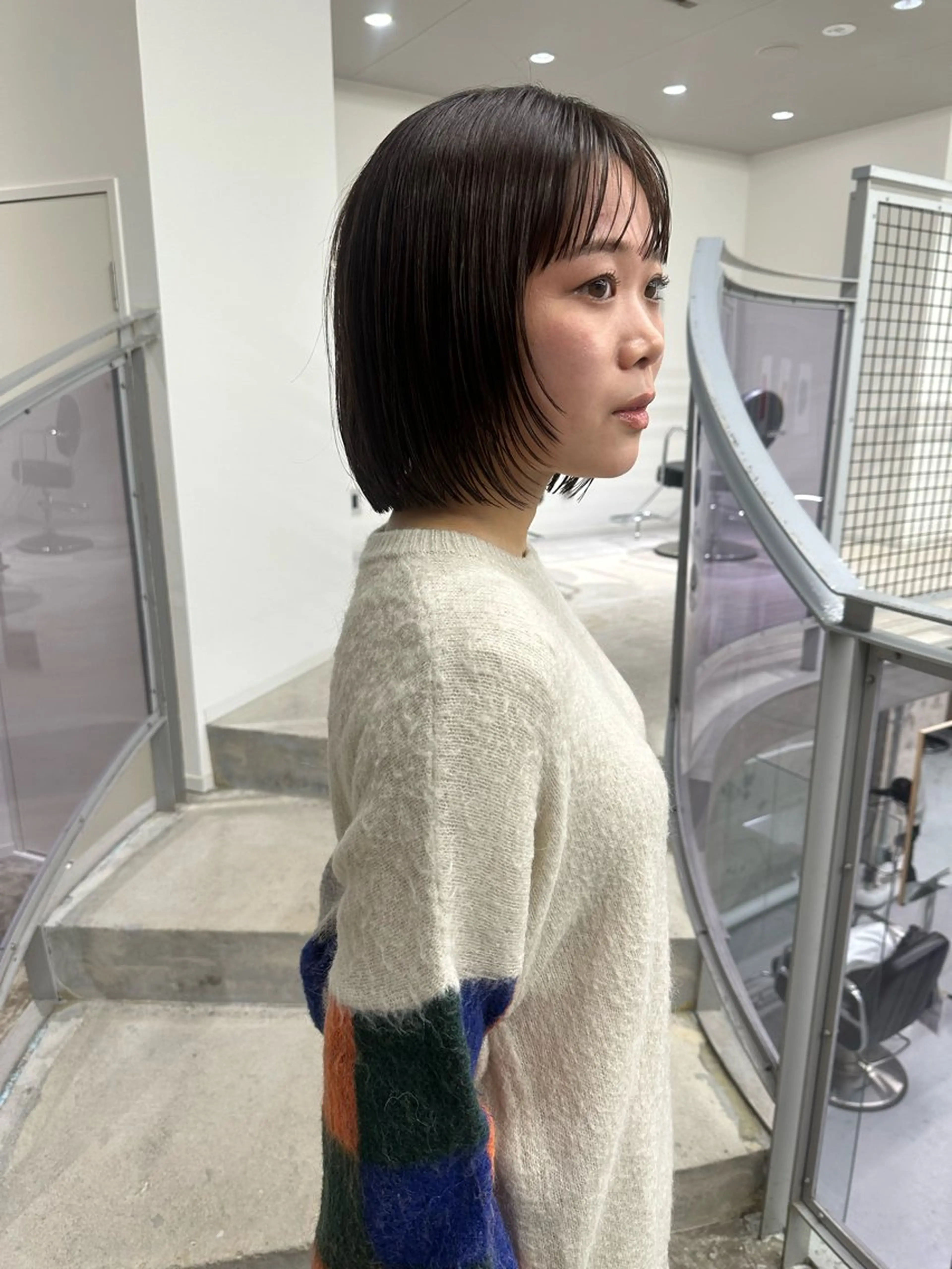 ショート レイヤーカット トリートメント TAKUYA etoのヘアスタイル