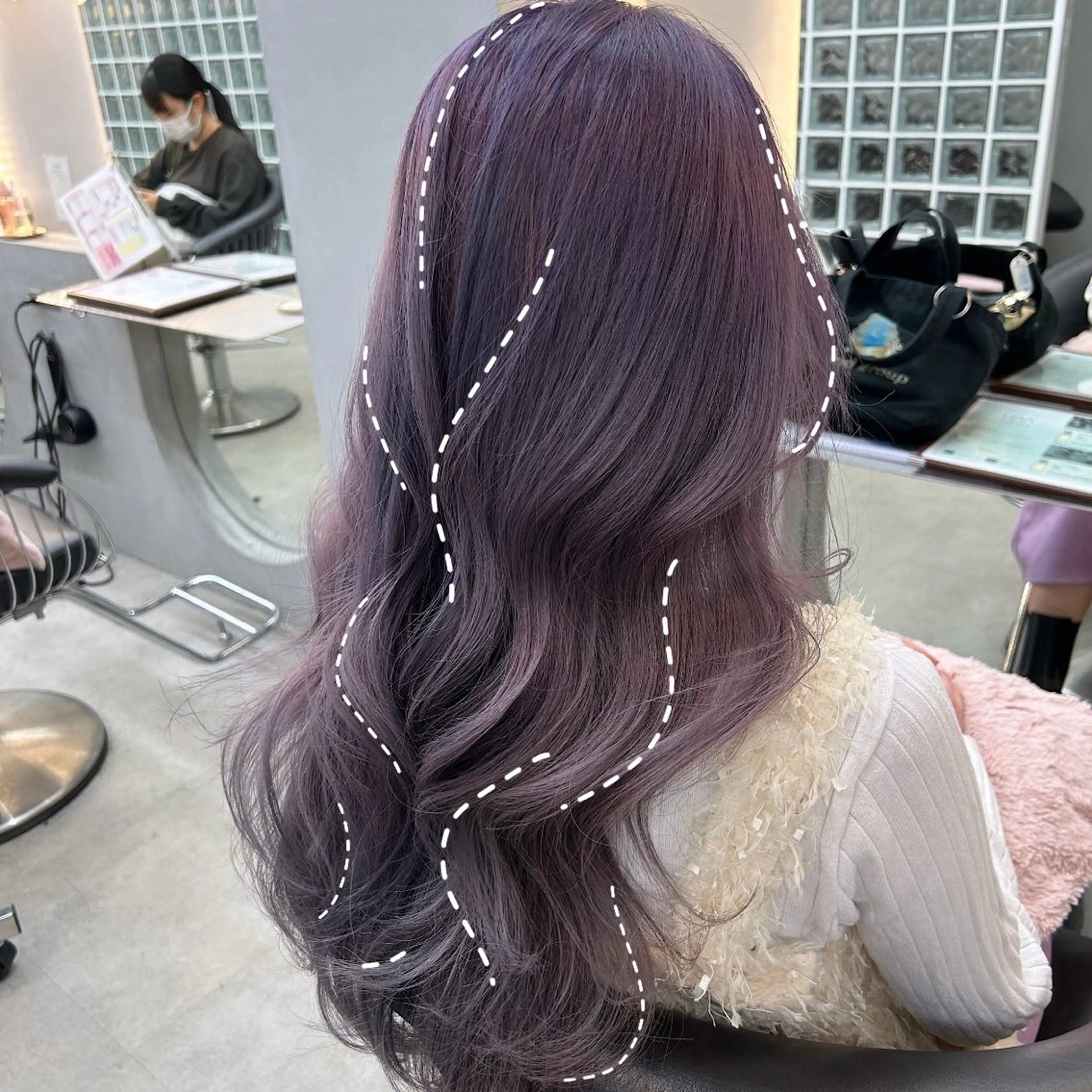 ロング カット ヘアカラー トリートメント レイヤー/艶髪 縮毛矯正🌱 赤石のヘアスタイル