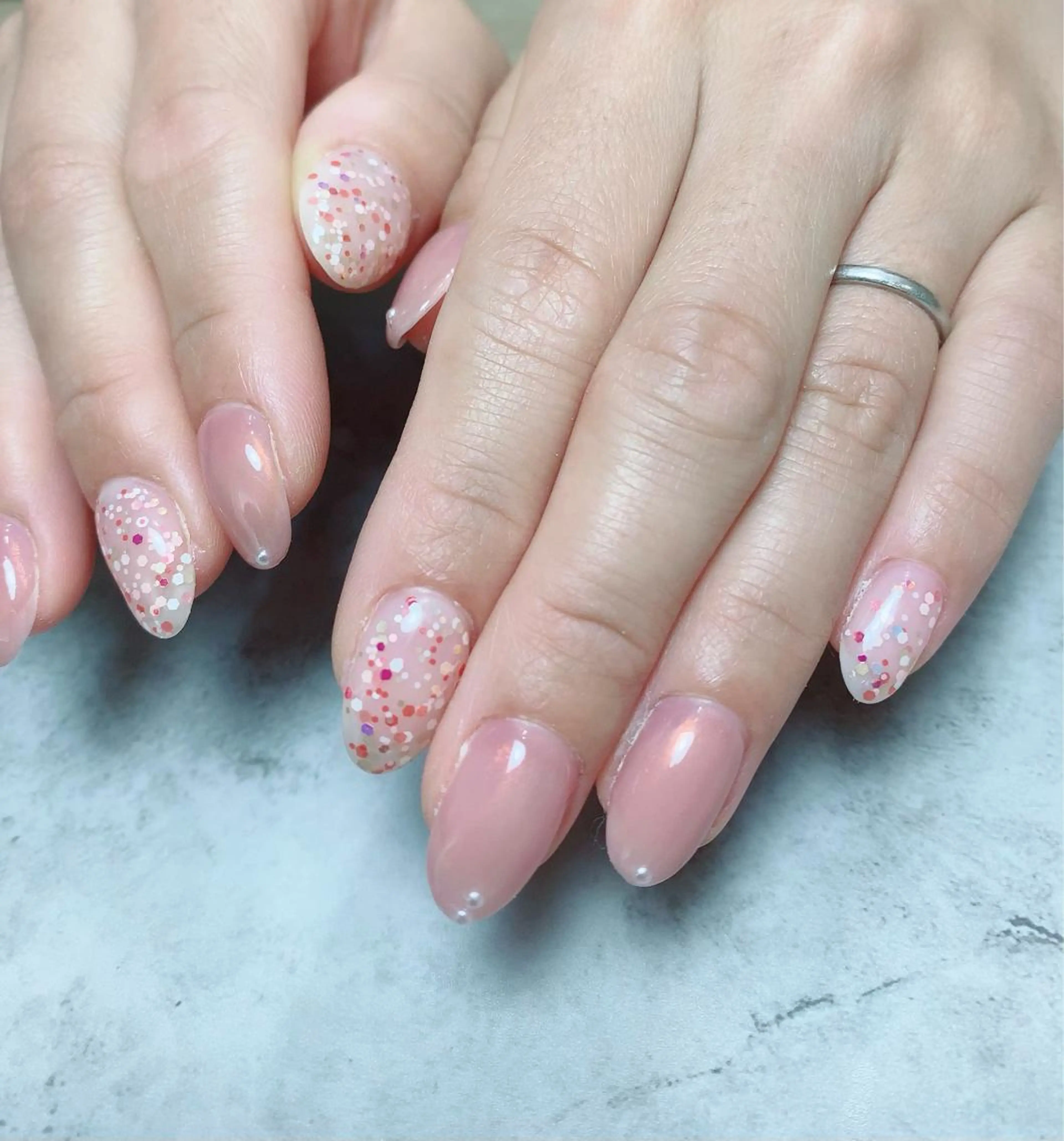ミディアム ハンドネイル cattleya nailのネイルデザイン