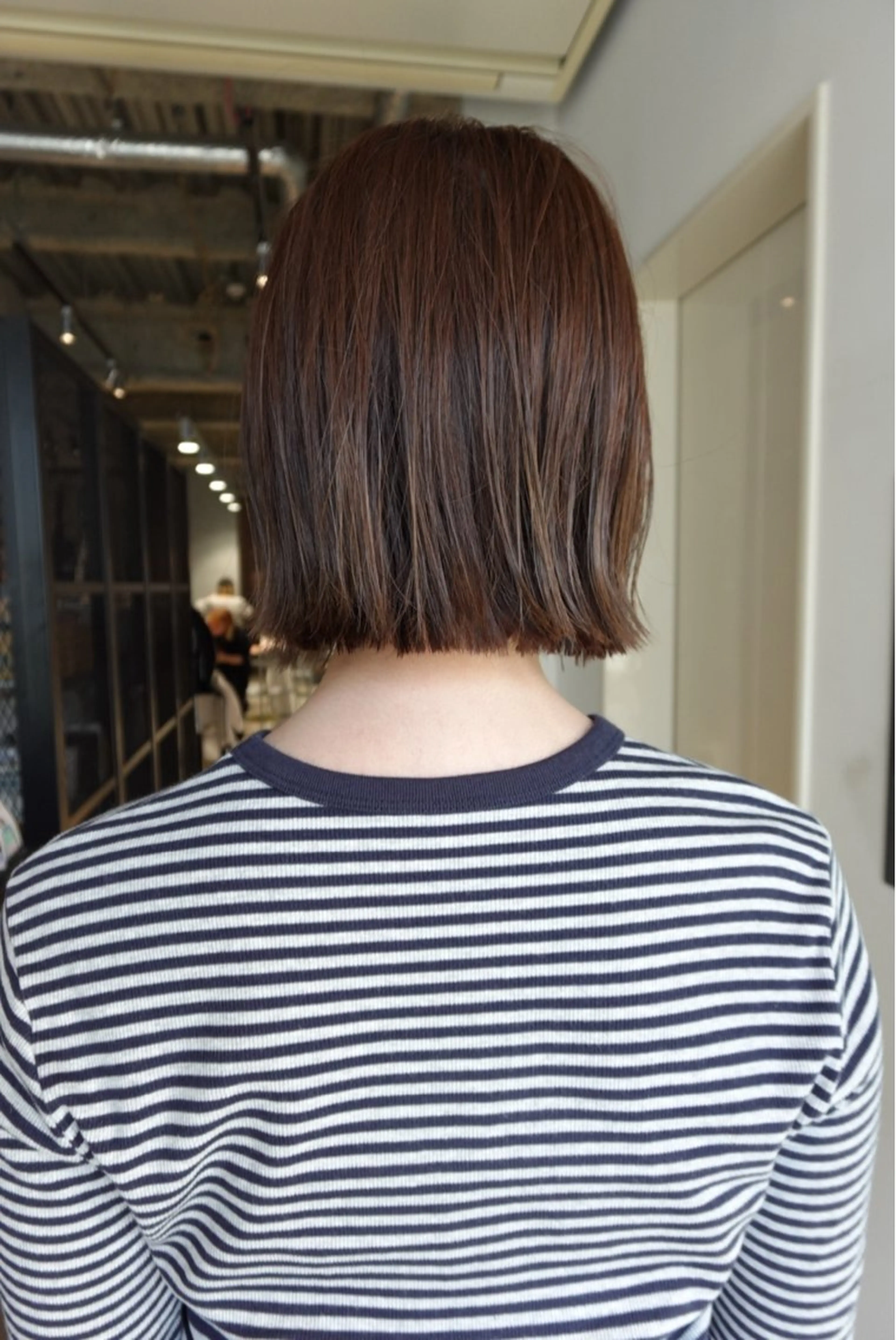 ミディアム 切りっぱなしボブ ボブ カット 大澤 叶方のヘアスタイル