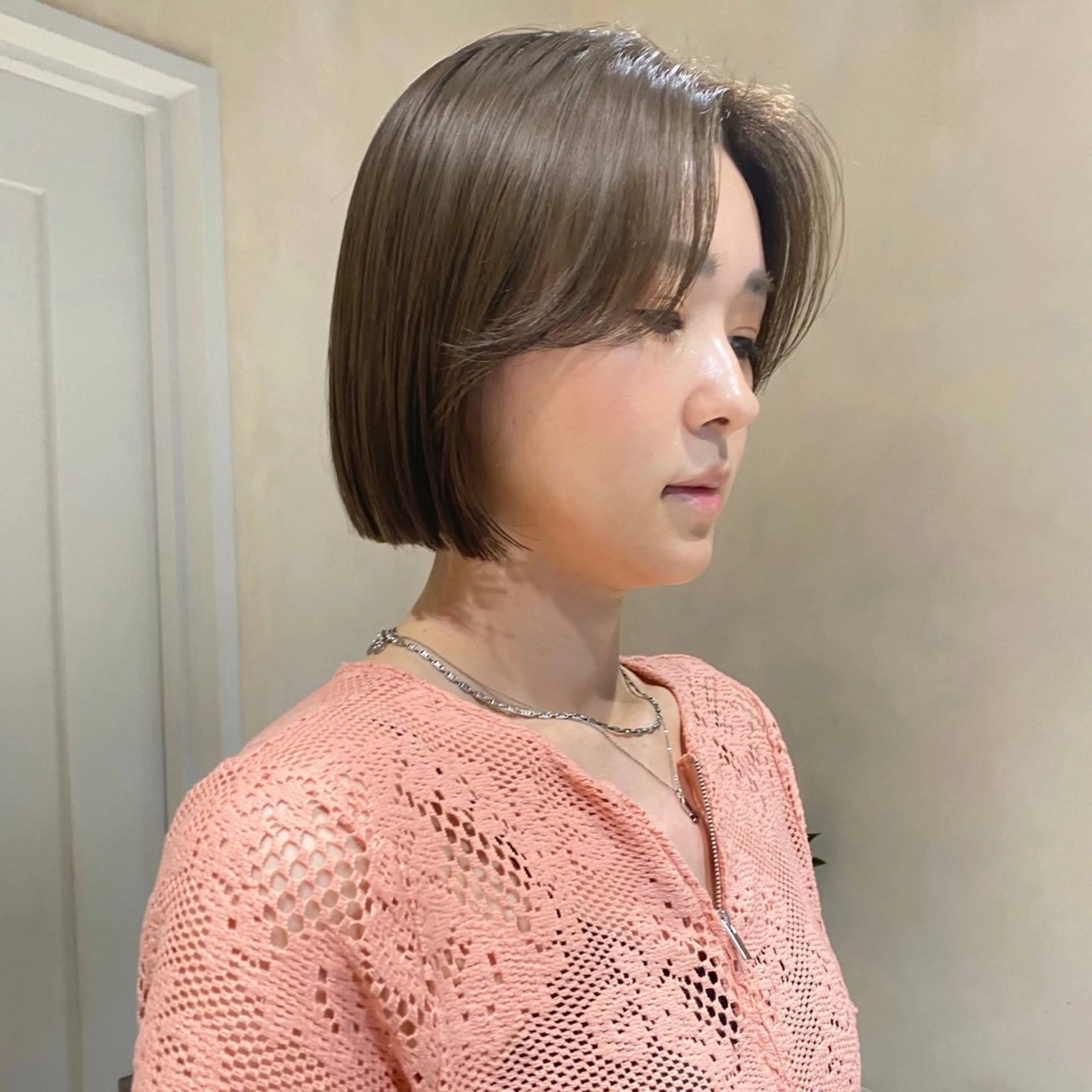 ショート ボブ/ミニボブ 透明感カラーkadoのヘアスタイル