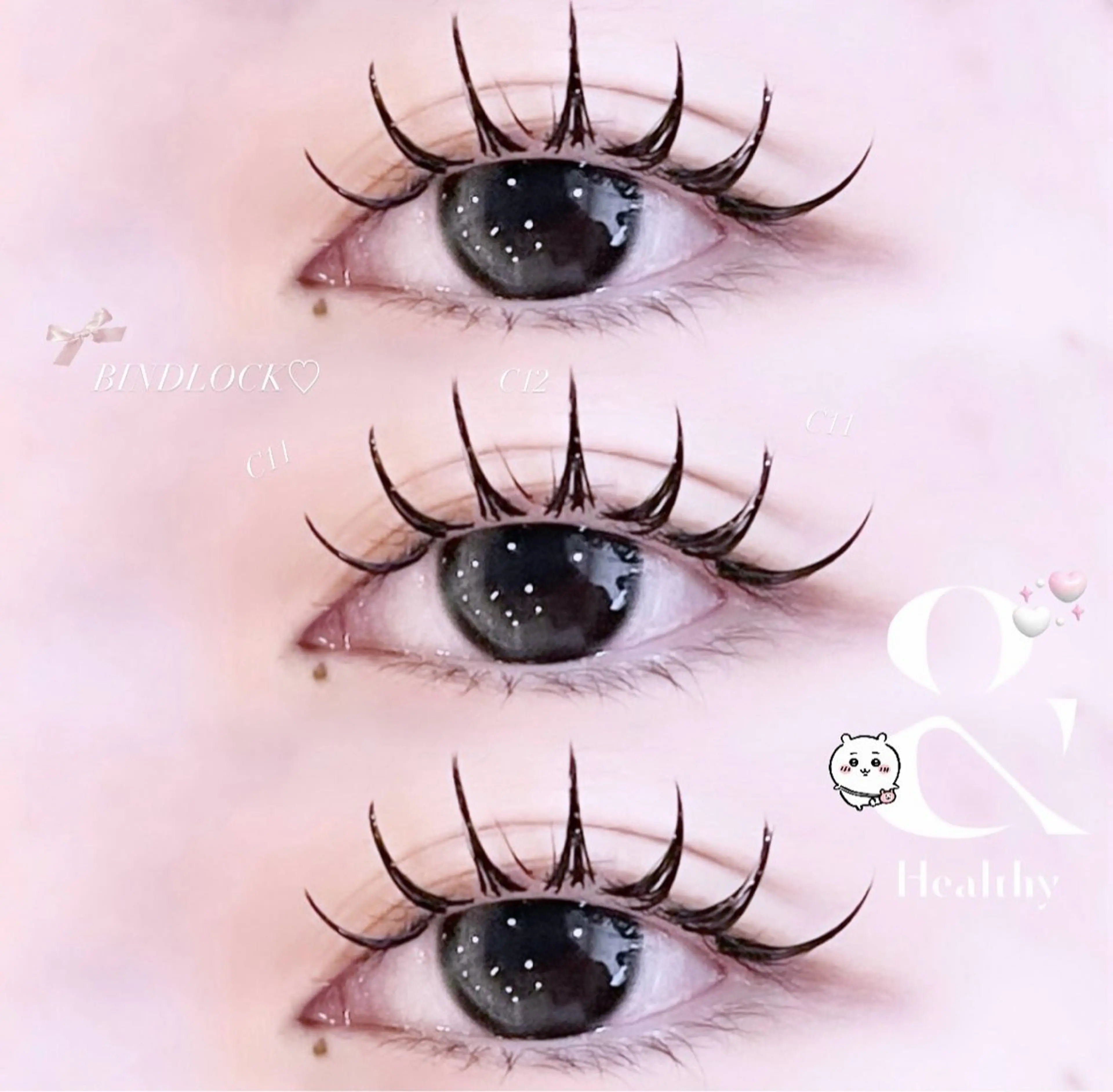 マツエク・マツパ バインドロック 束感まつ毛 マツエク 🎀millie ainee♡田畑🎀のマツエク・マツパデザイン