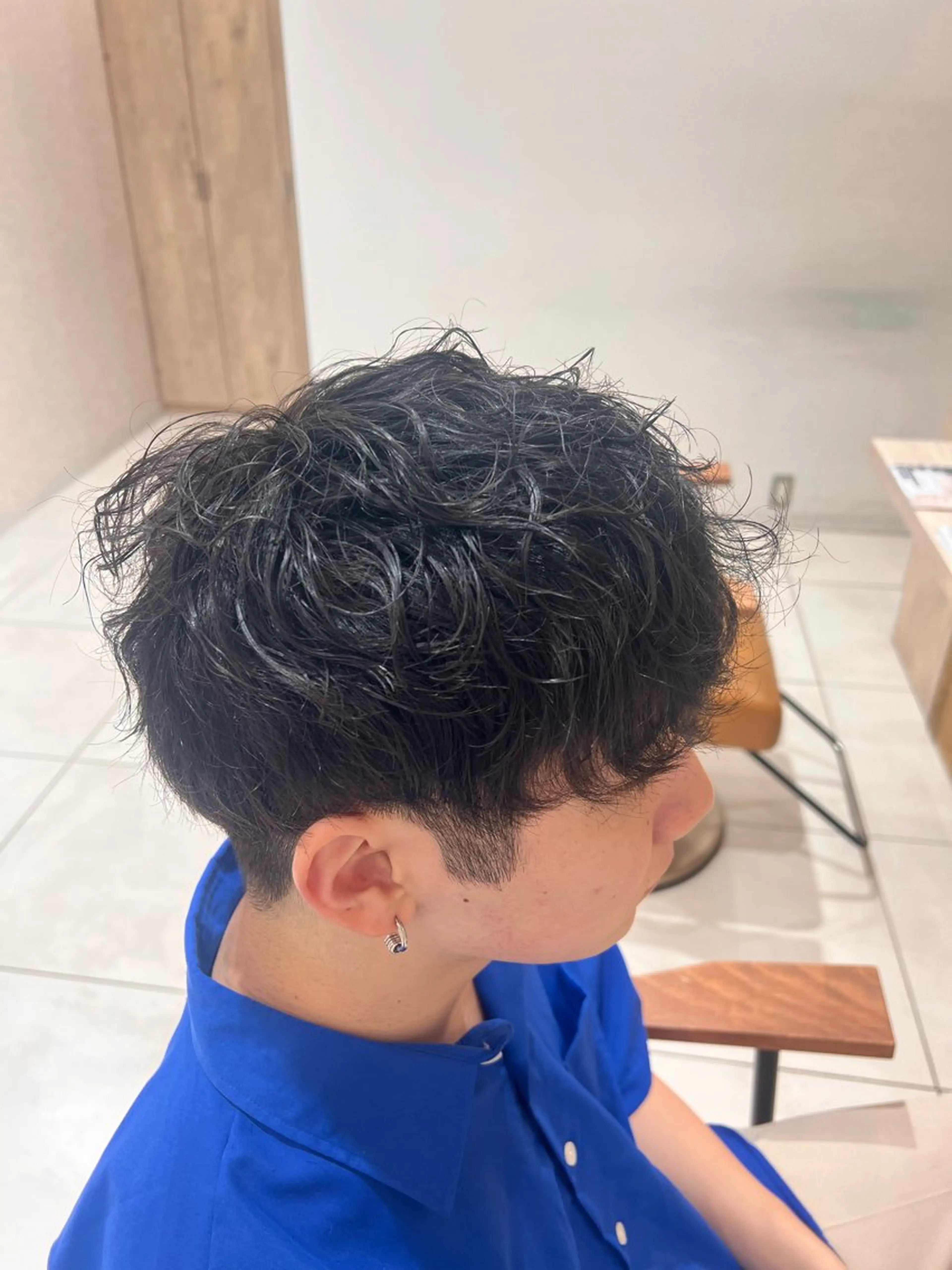 メンズ メンズパーマ メンズ特化フェザー パーマ🚗タケシのヘアスタイル