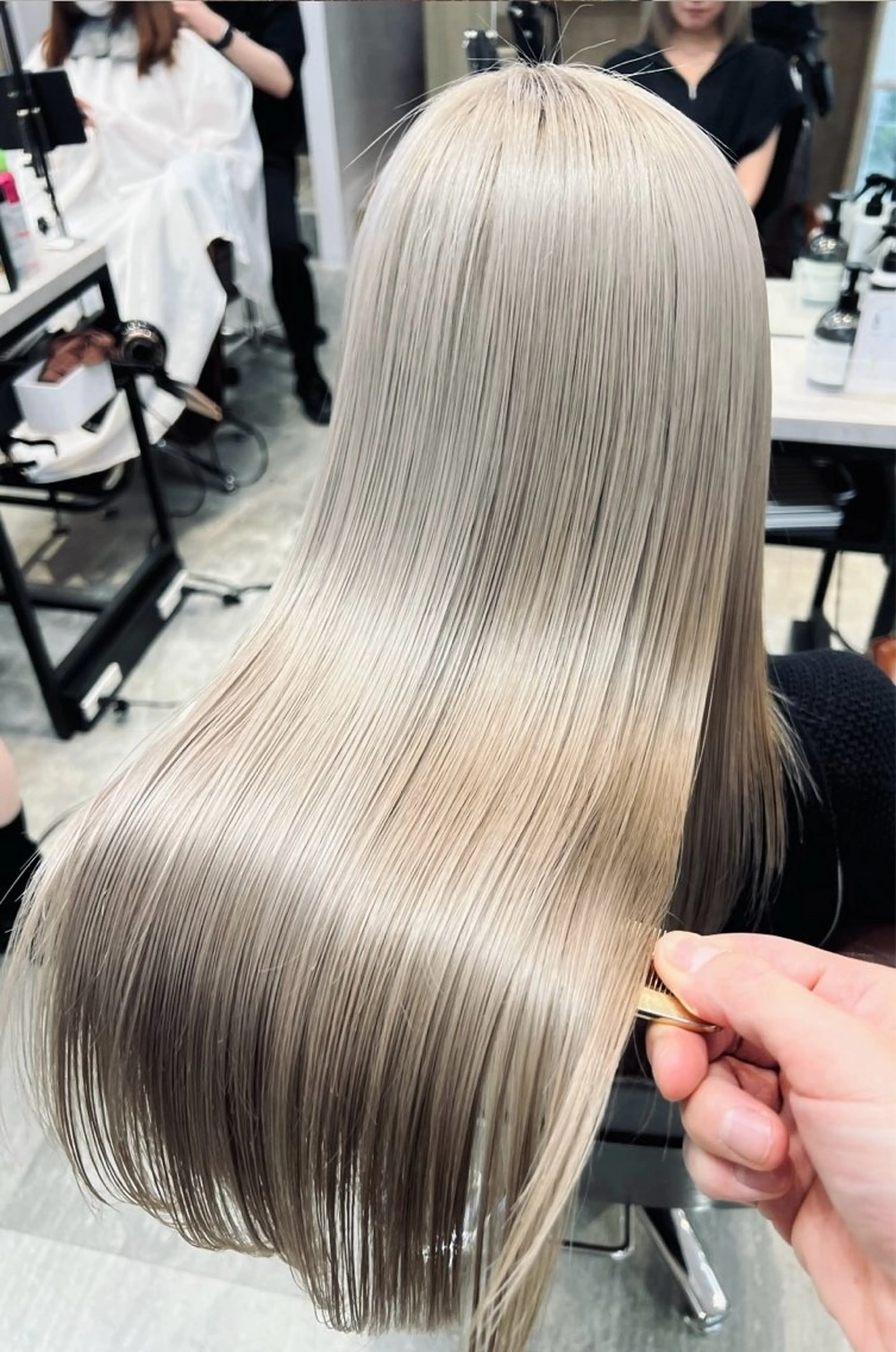 ロング 縮毛矯正特化❄️ Ibuki/東陽町のヘアスタイル