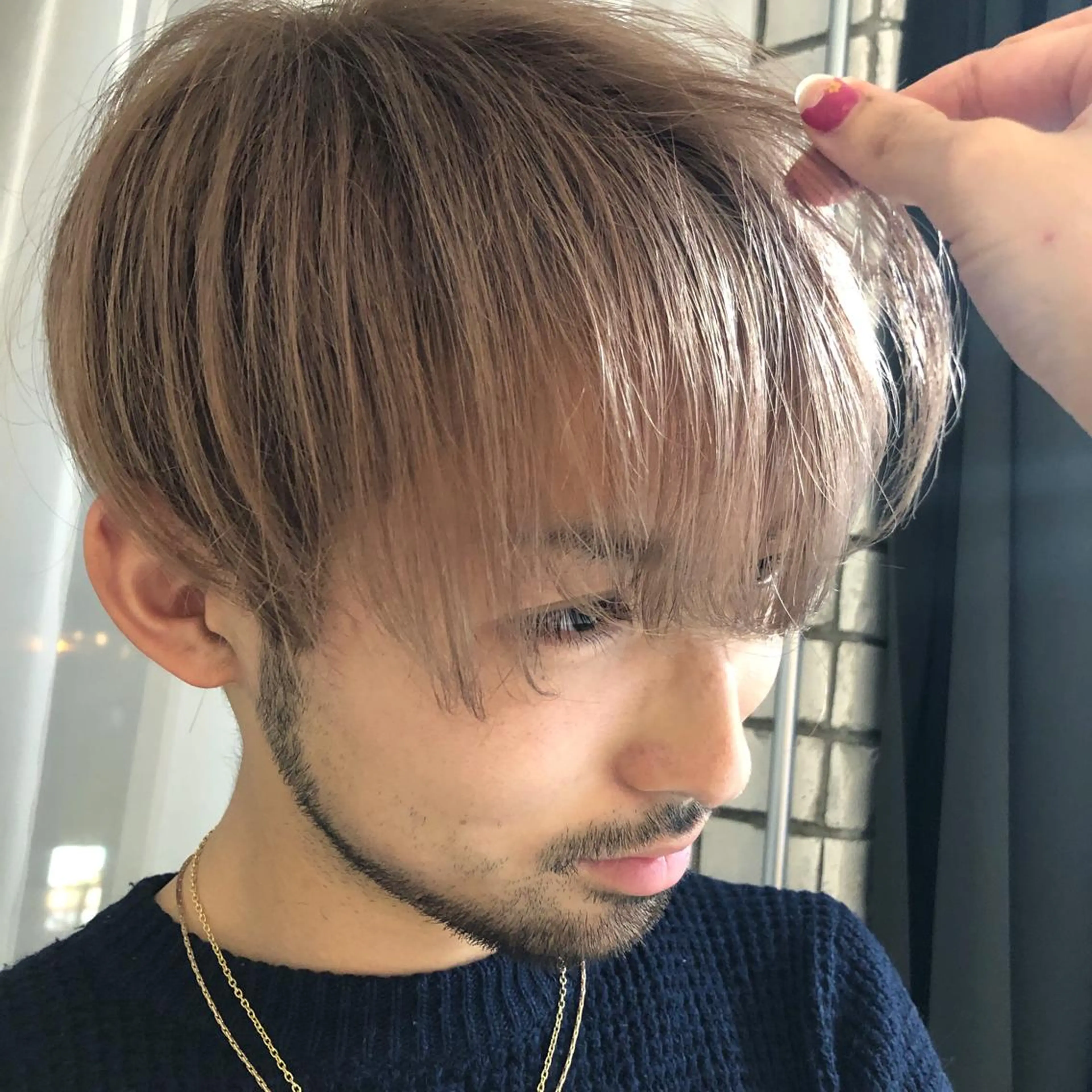 ショート カラー ベージュカラー ブリーチ ハイトーンカラー ORIKA 美容室のヘアスタイル
