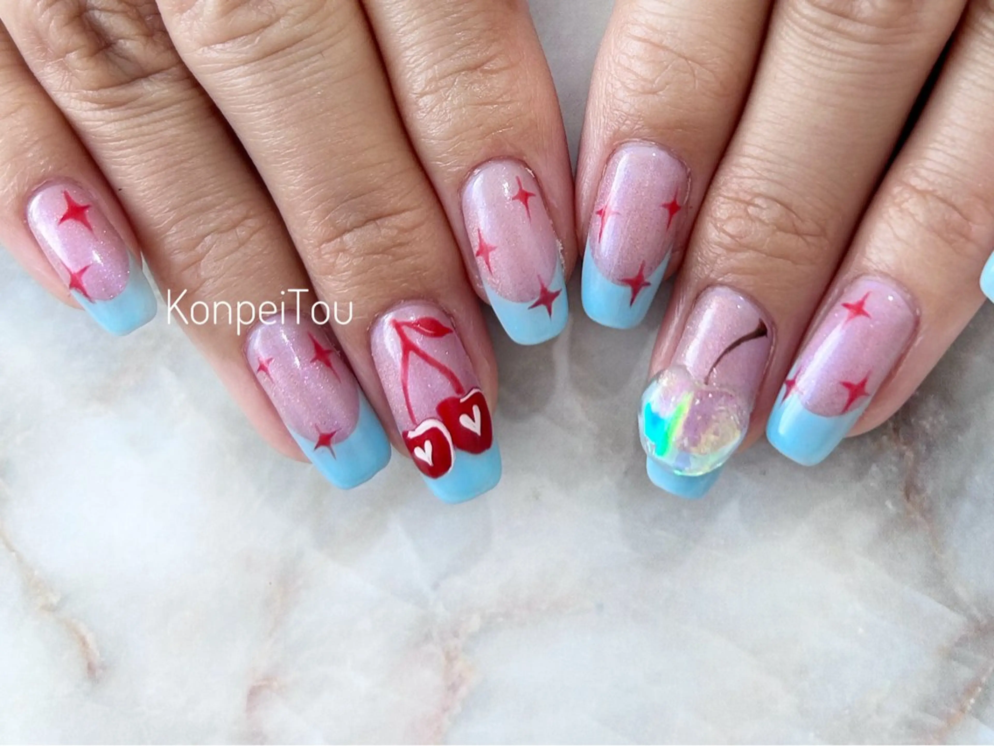 ネイル ハンドネイル おうちのネイルサロン KonpeiTouのネイルデザイン