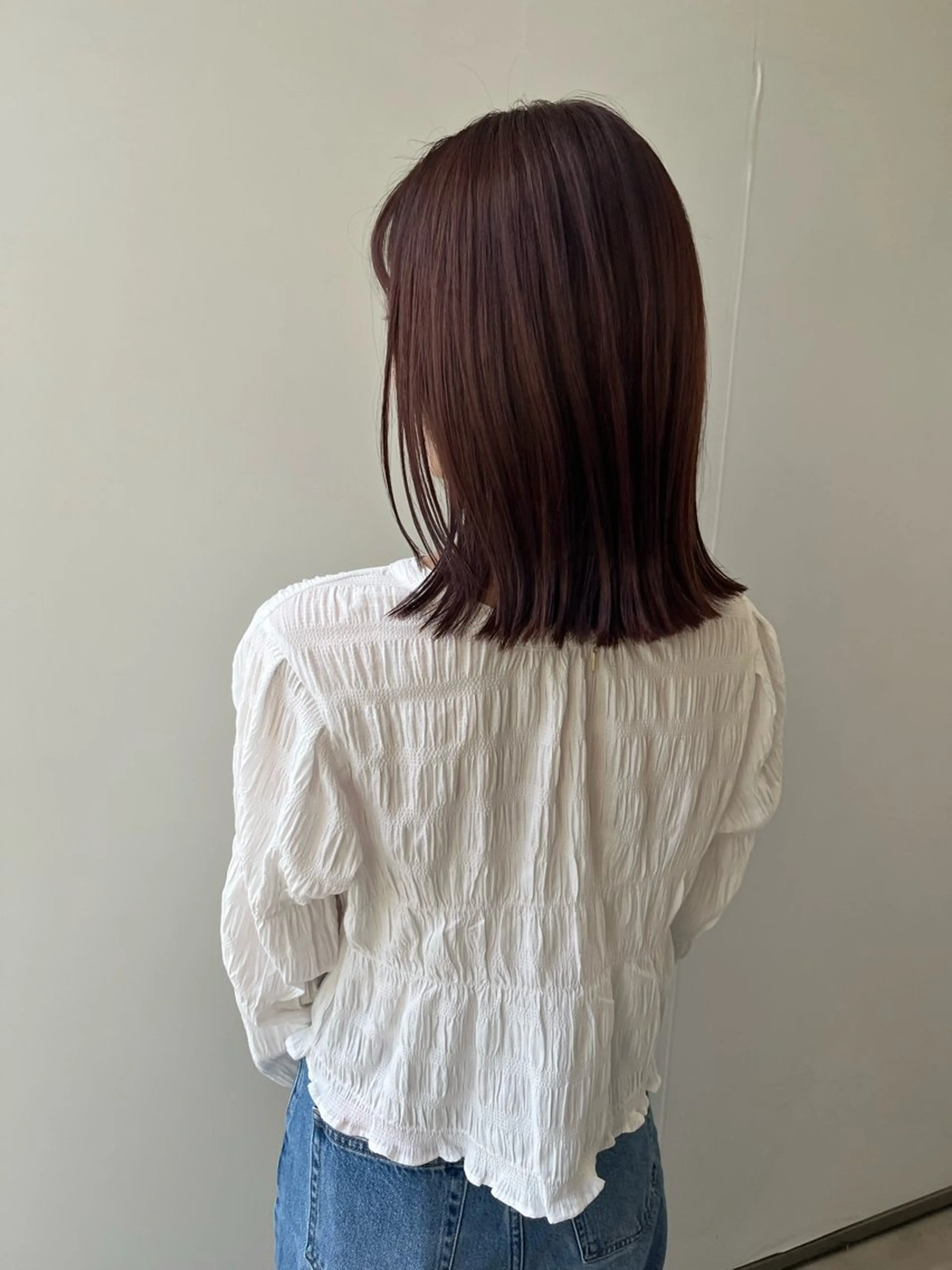 ミディアム 松本 茜のヘアスタイル