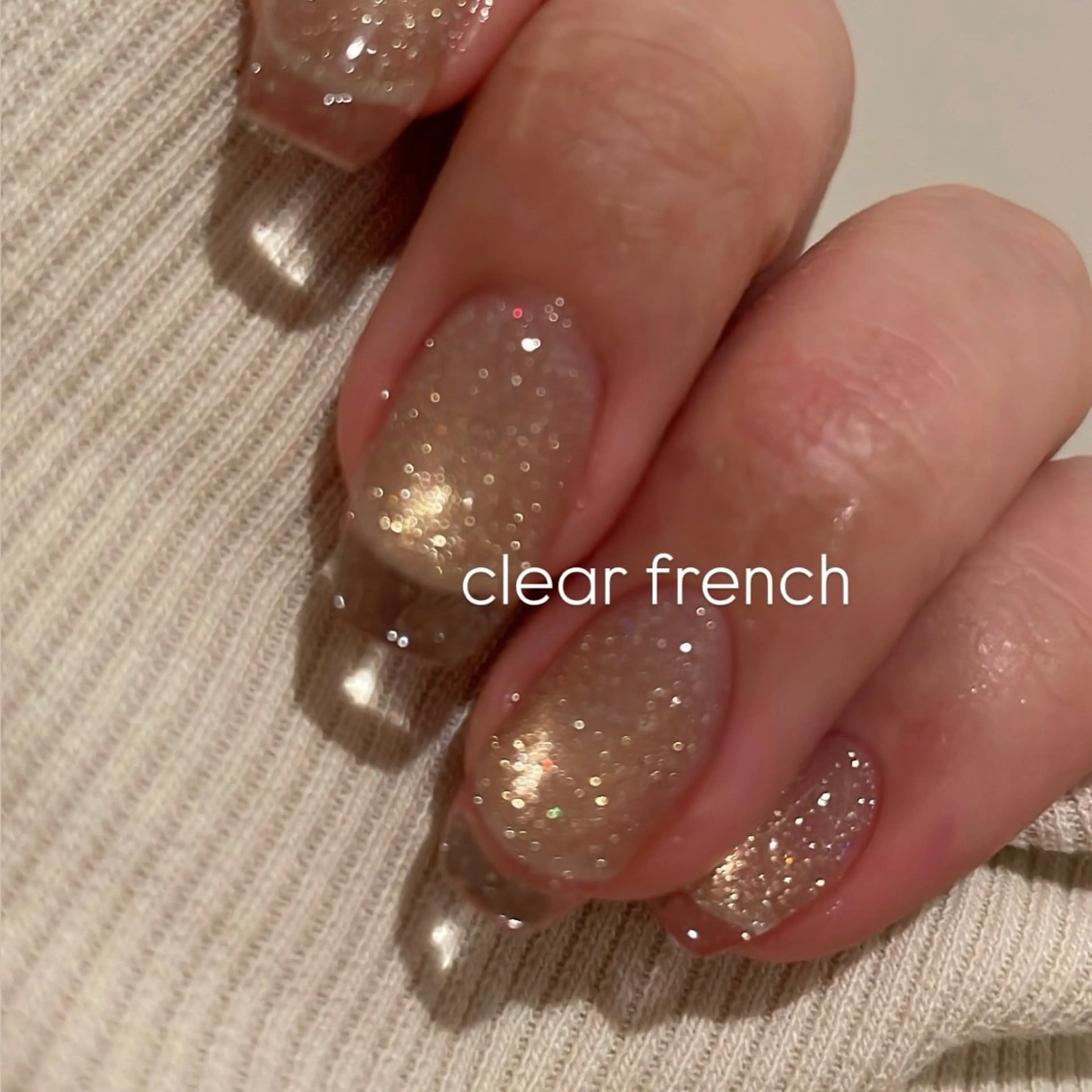 ネイル クリアネイル フレンチネイル マグネットネイル yuki｜４月予約 リクエスト受付中のネイルデザイン