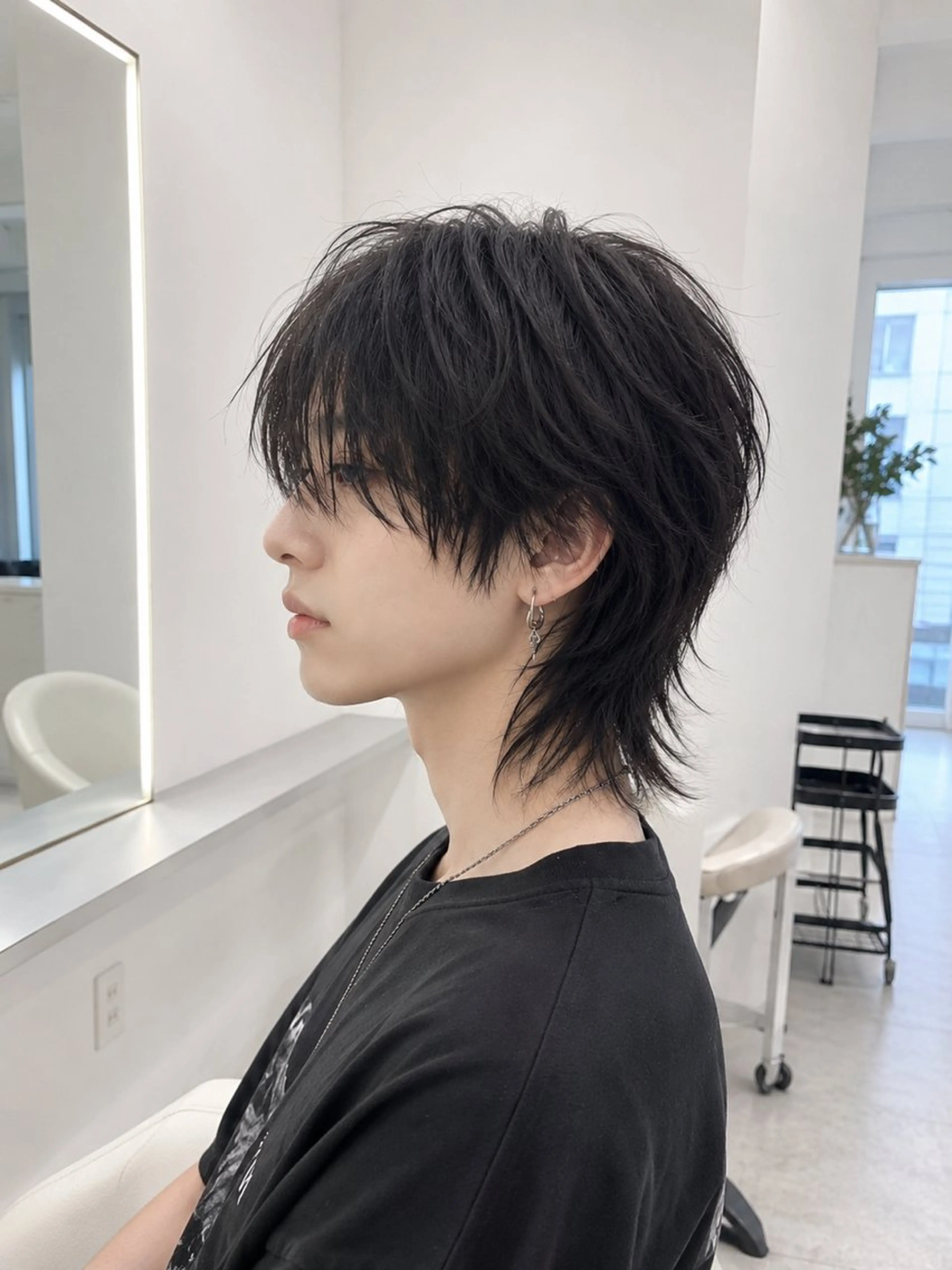 【0円モデル】Y2Kメンズウルフカット✂️平成感ある垢抜けヘア*.+゚20時以降限定の写真