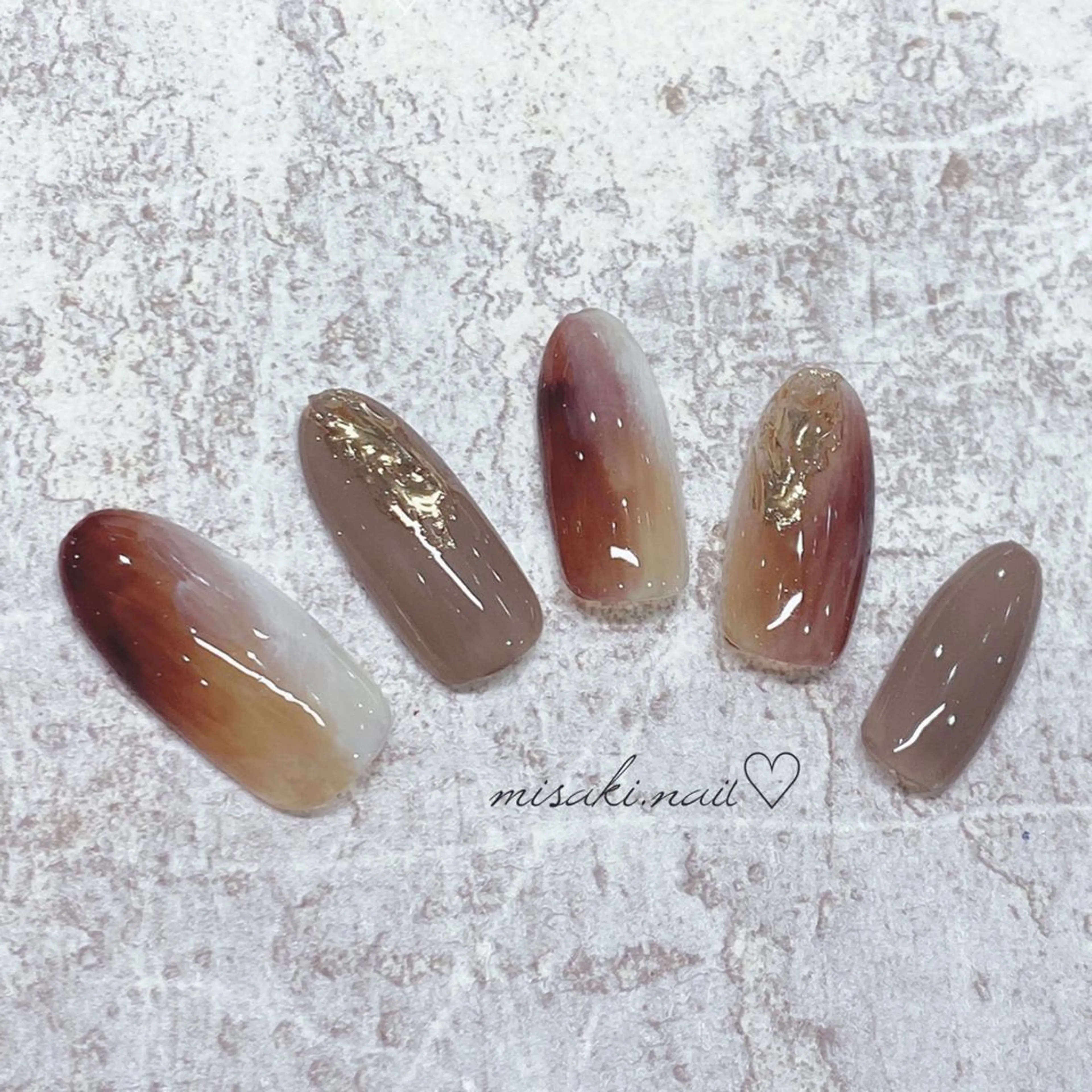 ネイル 韓国ネイル ワンホンネイル ハンドネイル nailsalon miinailsのネイルデザイン