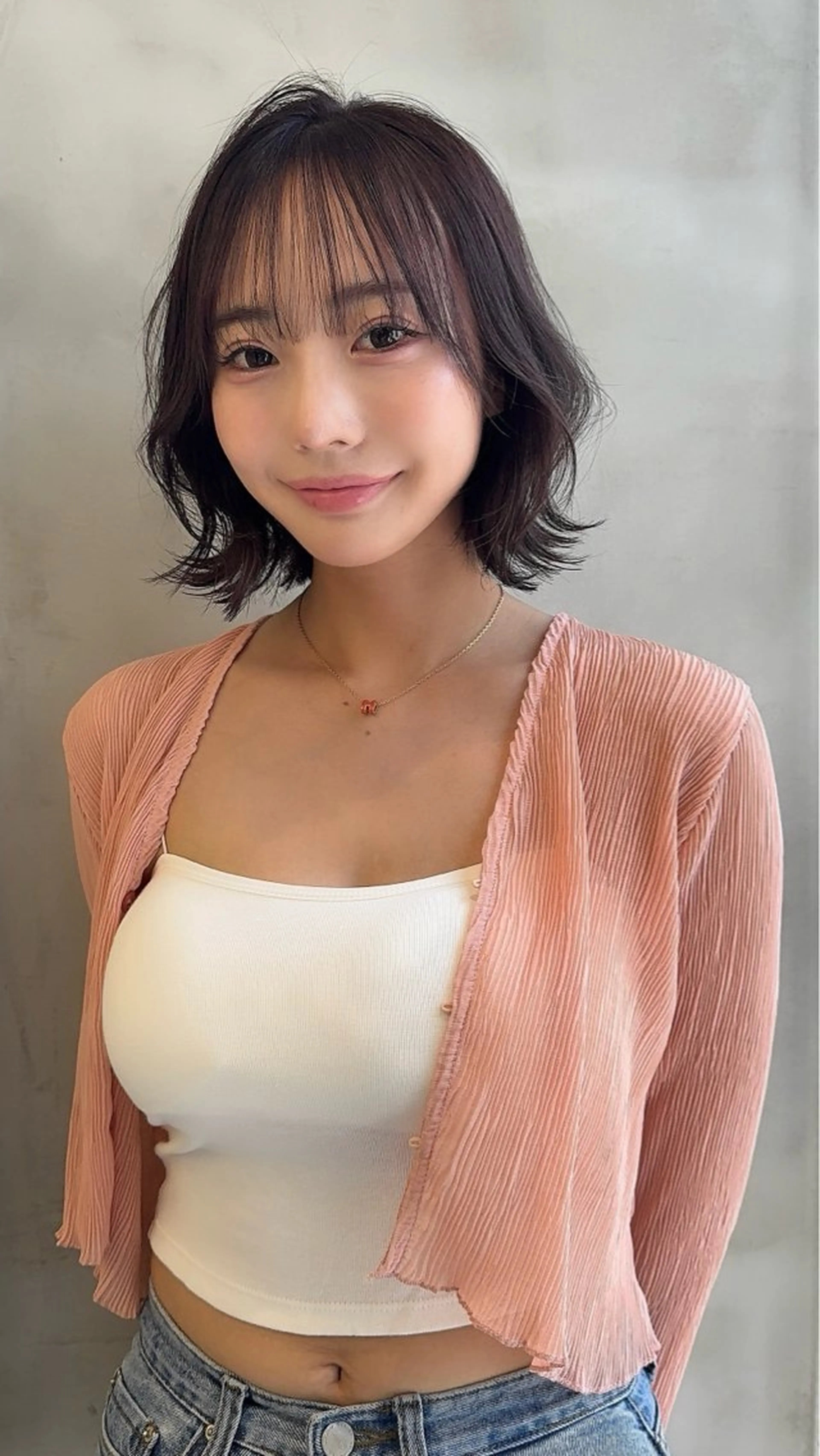 ミディアム カラー 🍀小川大輔🍀 ボブ/ブリーチ🥇のヘアスタイル