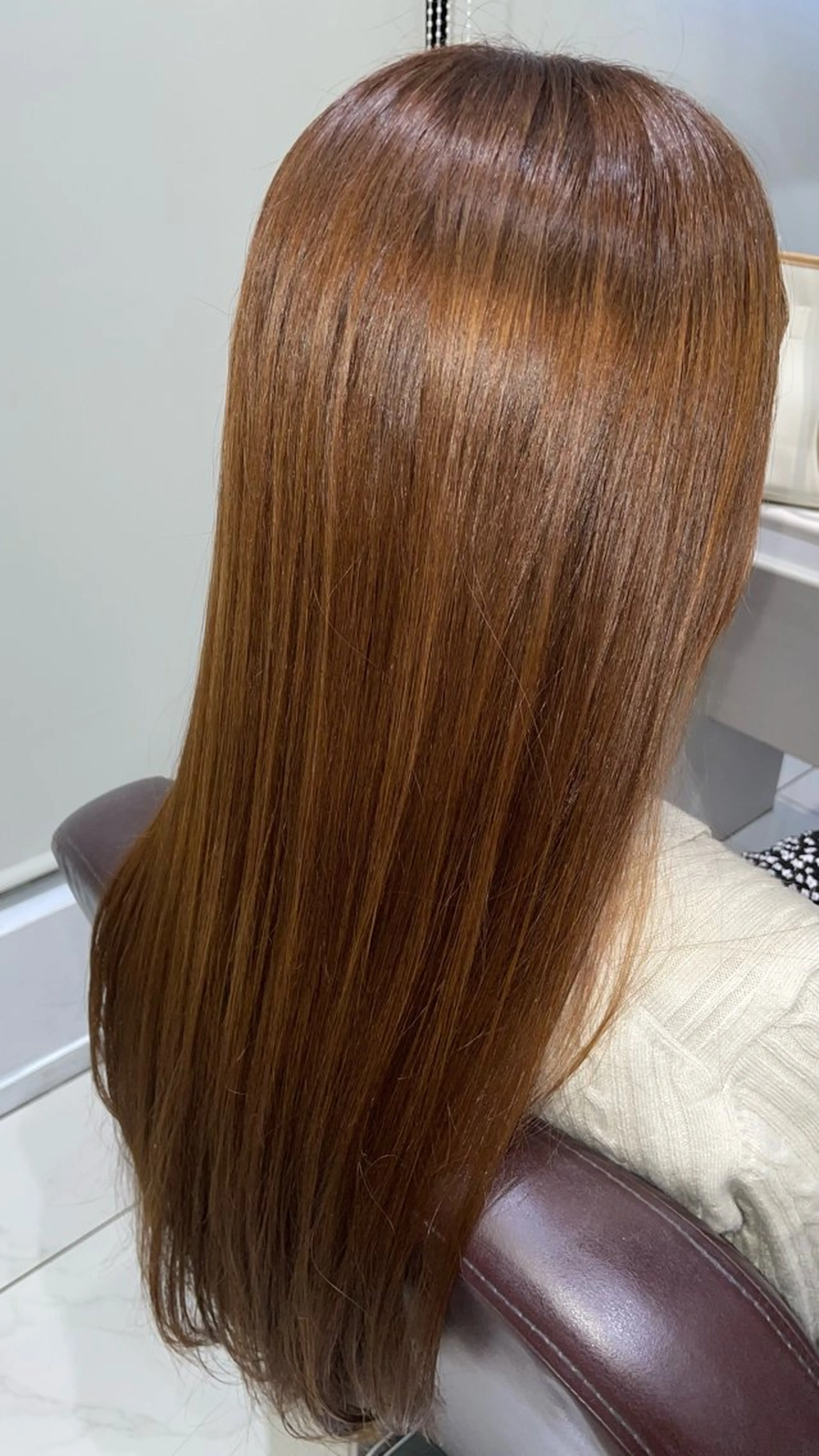 ロング カラー 前田 夏実/メンズカットのヘアスタイル