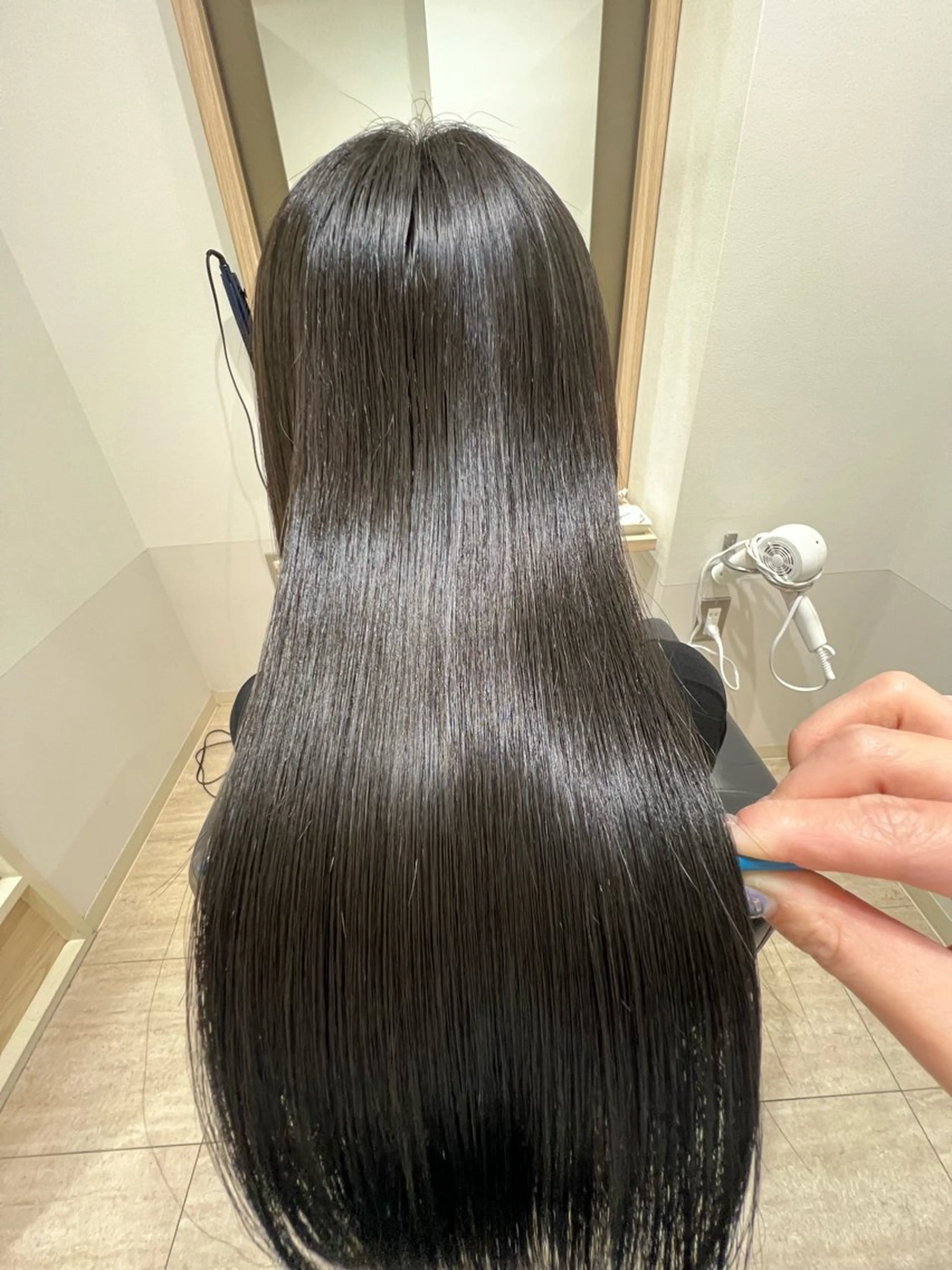 ロング 髪質改善 縮毛矯正 トリートメント 髪質改善/レイヤー カット🩵Ami🩵のヘアスタイル