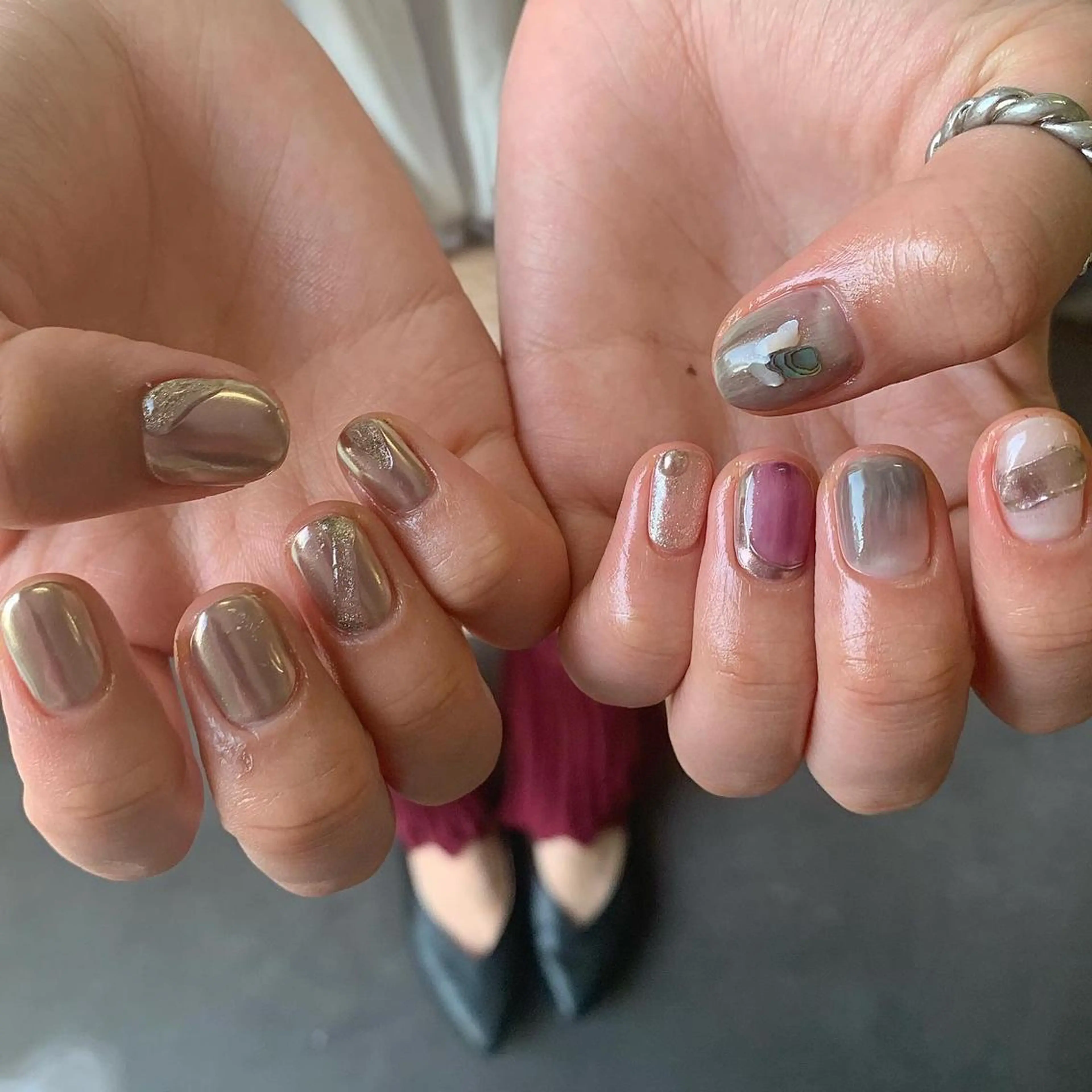 ネイル ハンドネイル ハンドケア lylynail YUUKAのネイルデザイン