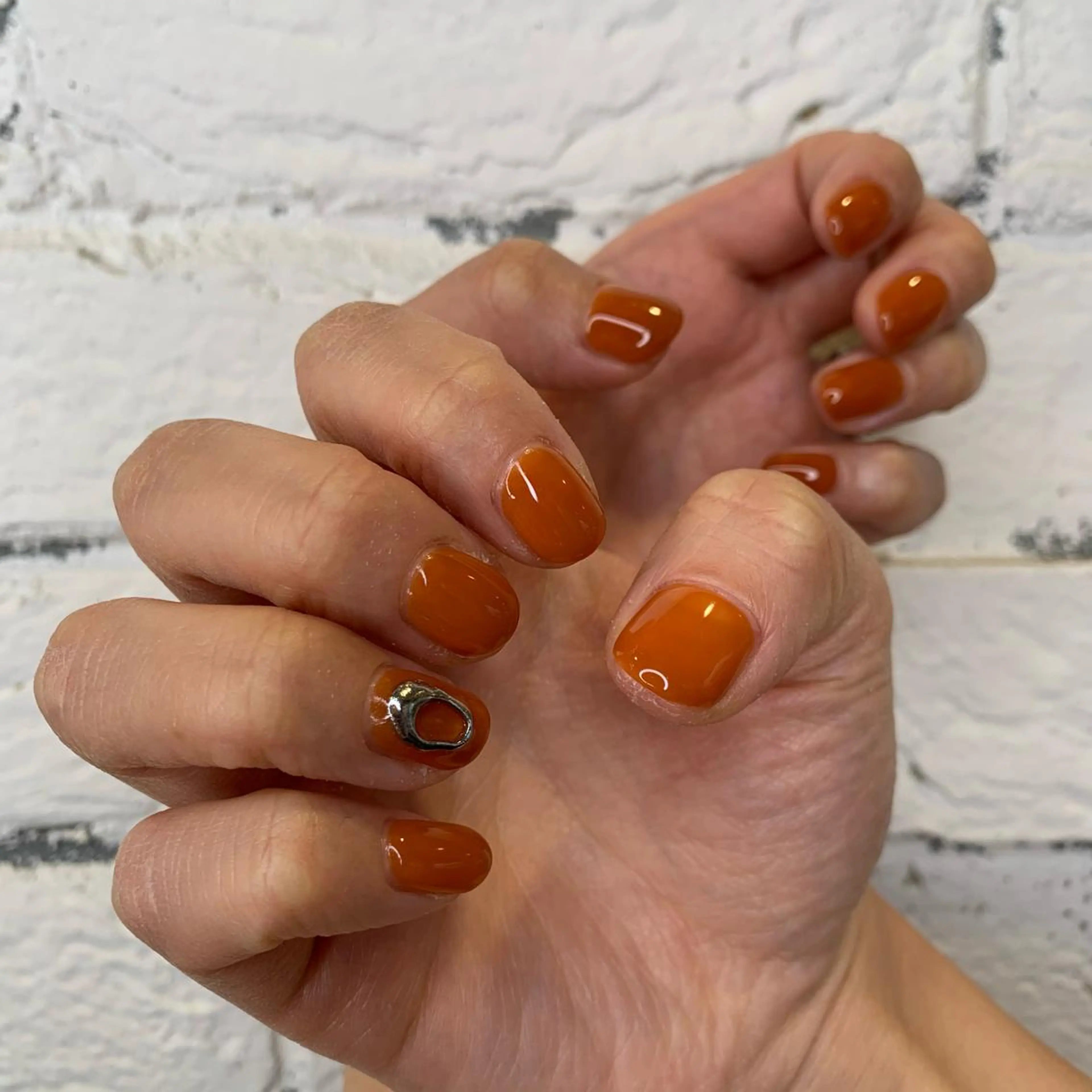 ネイル シルバー ハンドネイル eri chan nailのネイルデザイン