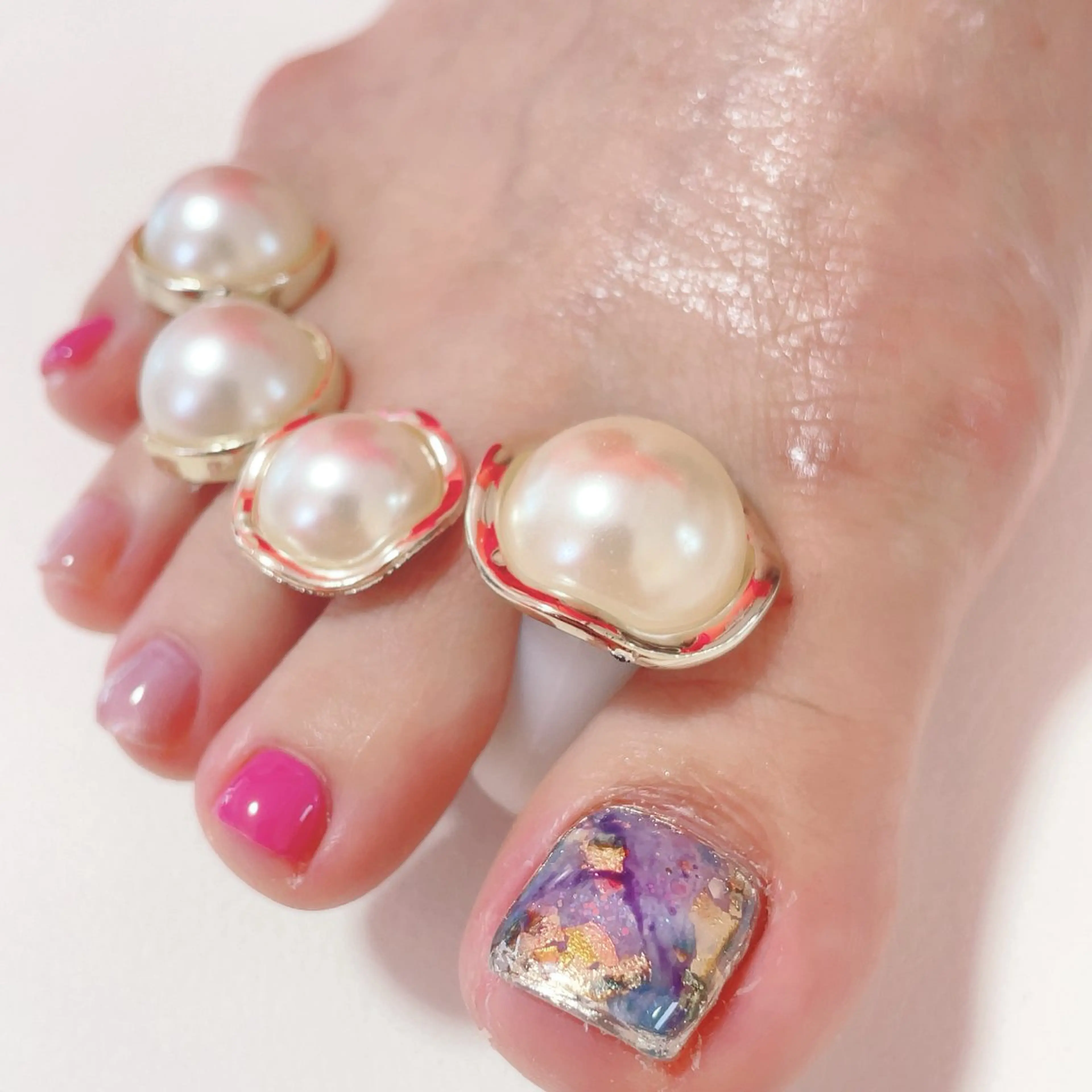 ネイル フットネイル 樫村 美波のネイルデザイン