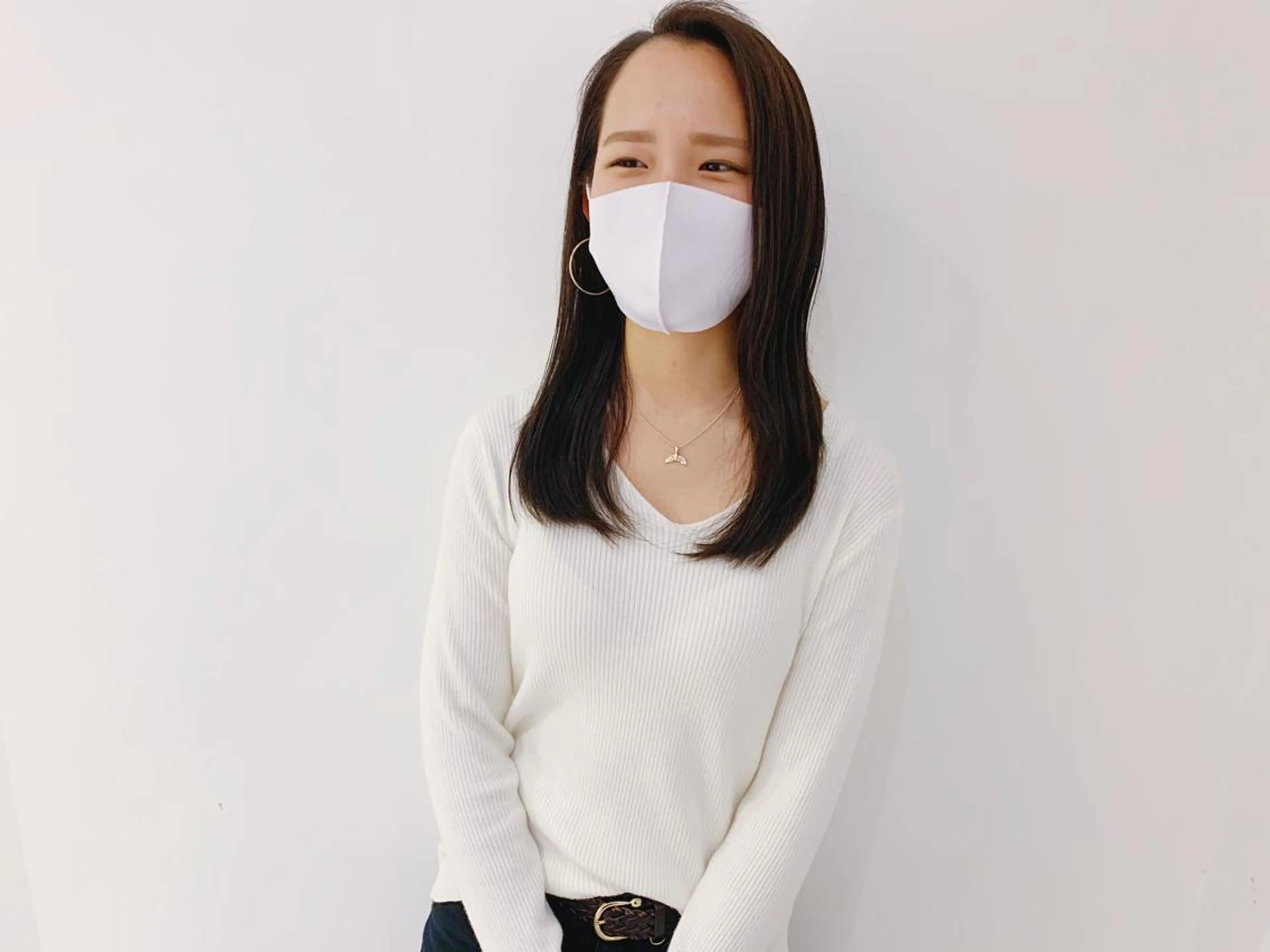 ミディアム カラー カット ヘアカラー トリートメント タカハシ ハヤトのヘアスタイル