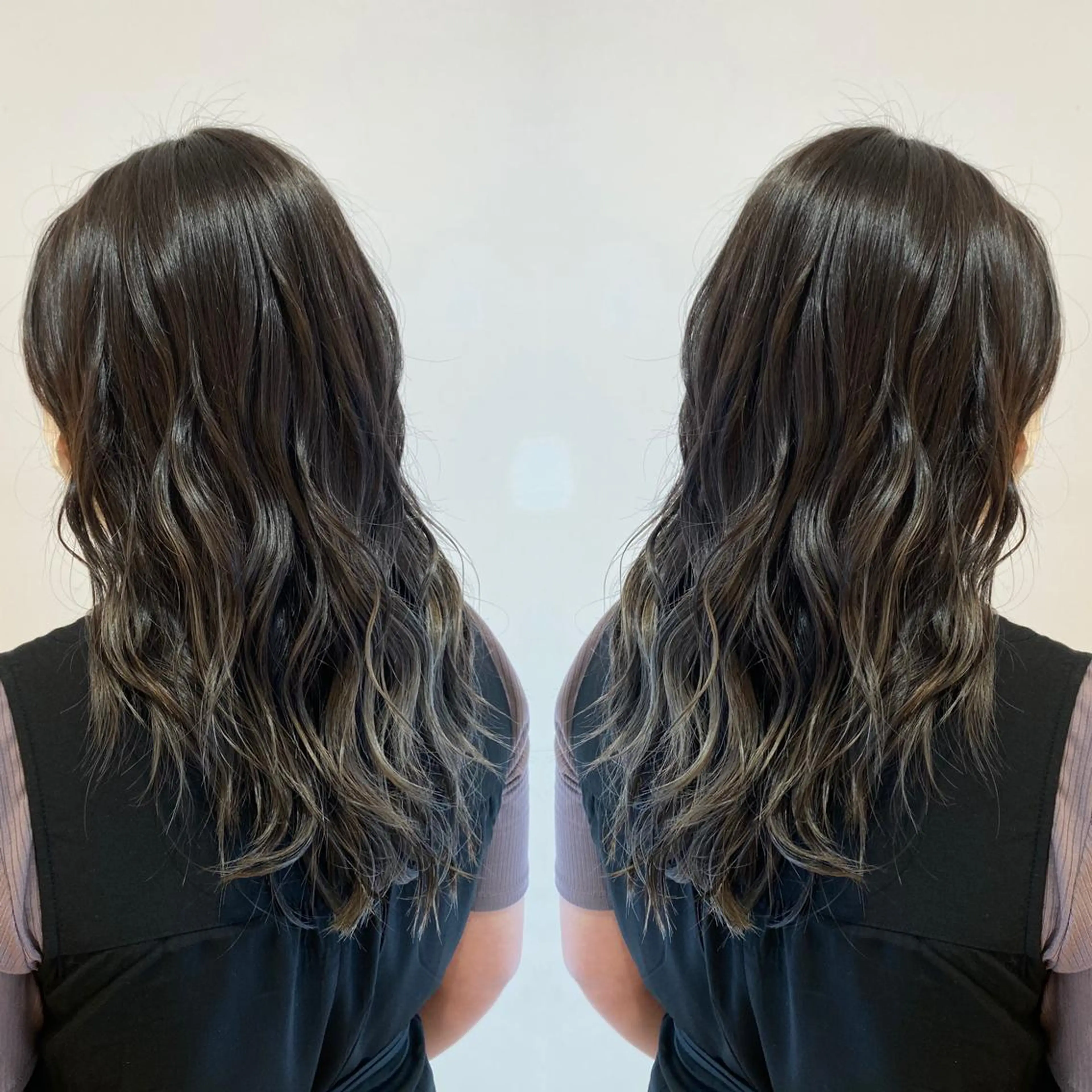 セミロング カラー 縮毛矯正職人/艶髪 ✨️村上 渉のヘアスタイル