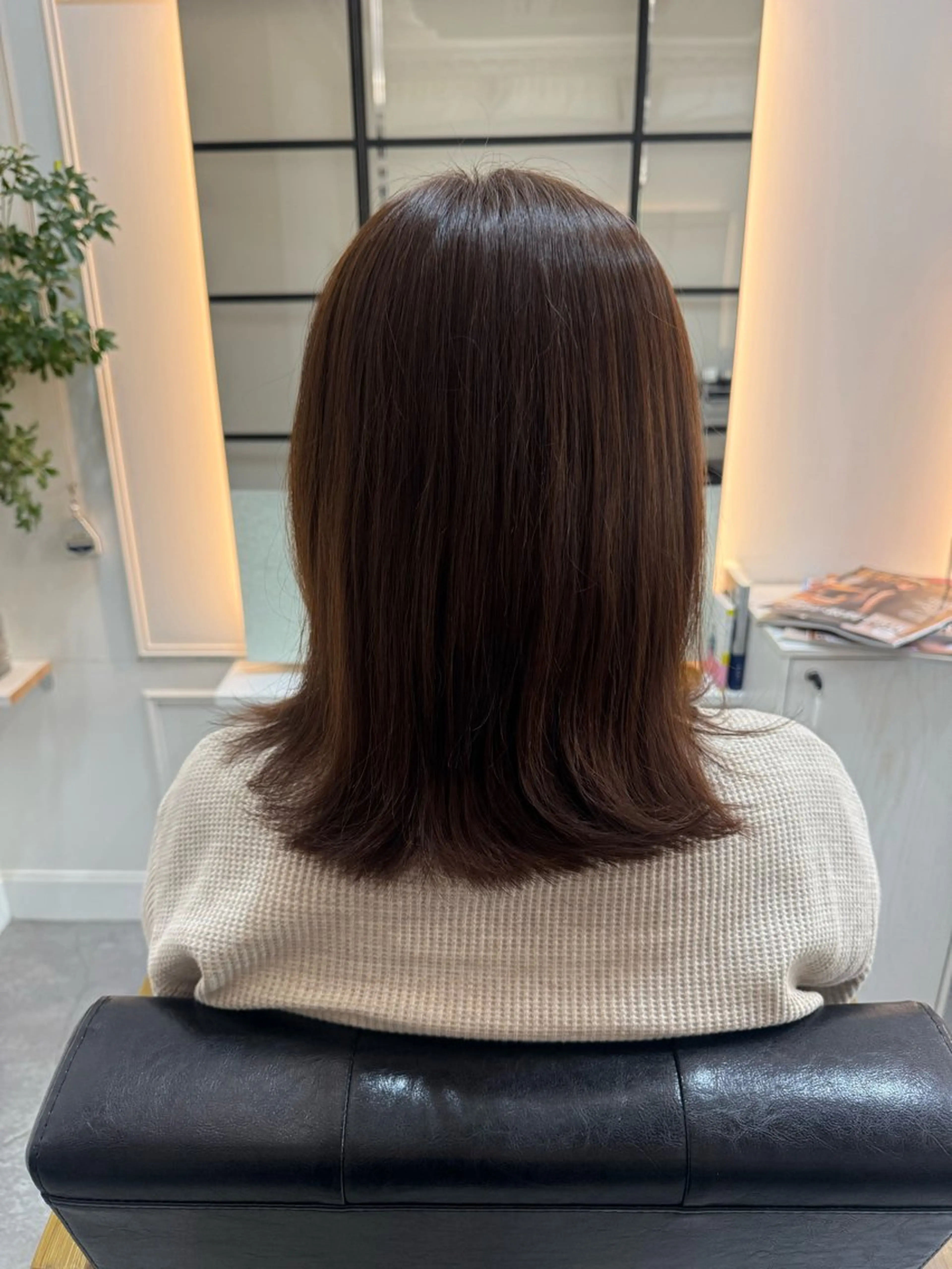 ミディアム カラー ヘアカラー Queens Yukikoのヘアスタイル