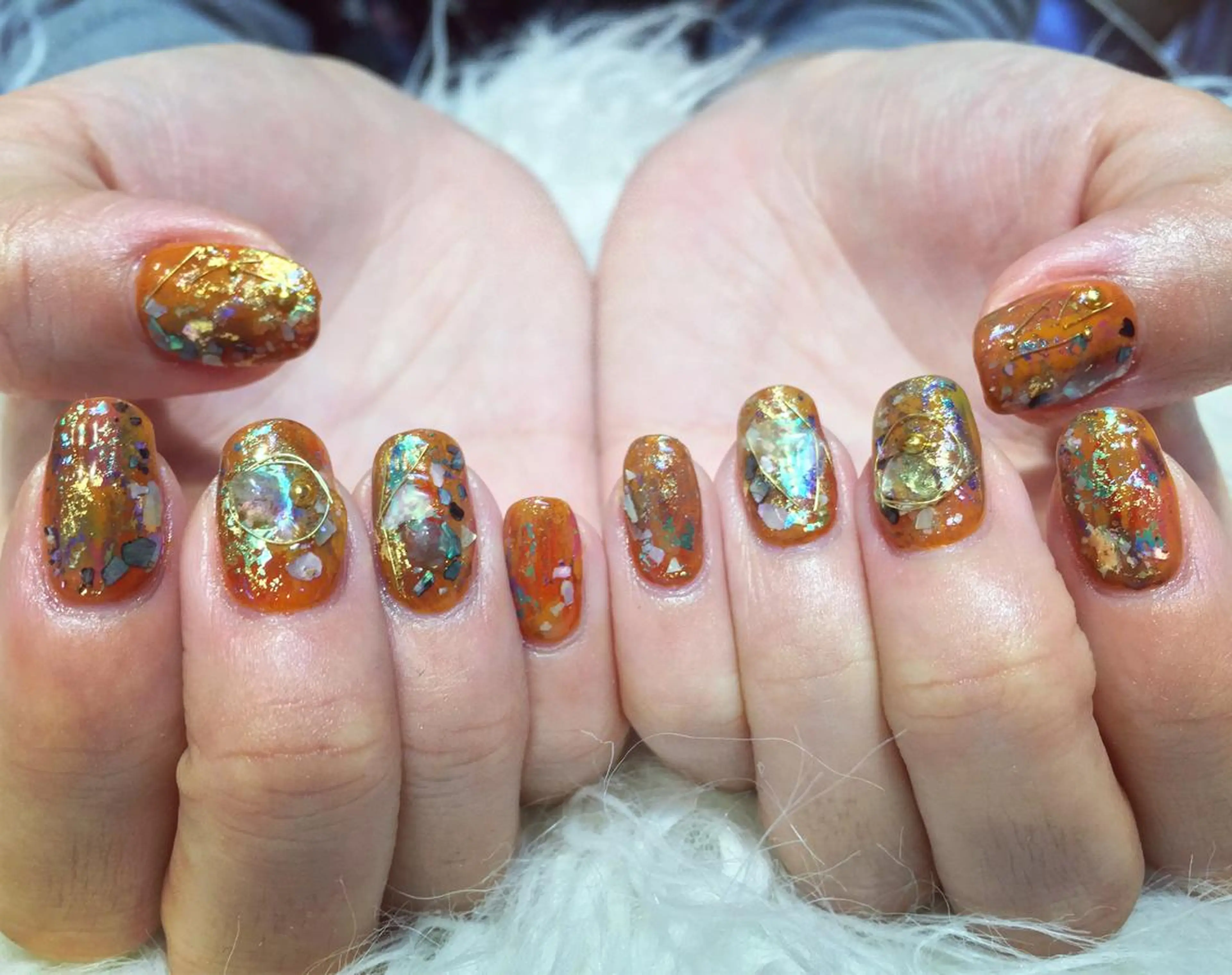 ネイル ニュアンスネイル EARTH nanaのネイルデザイン