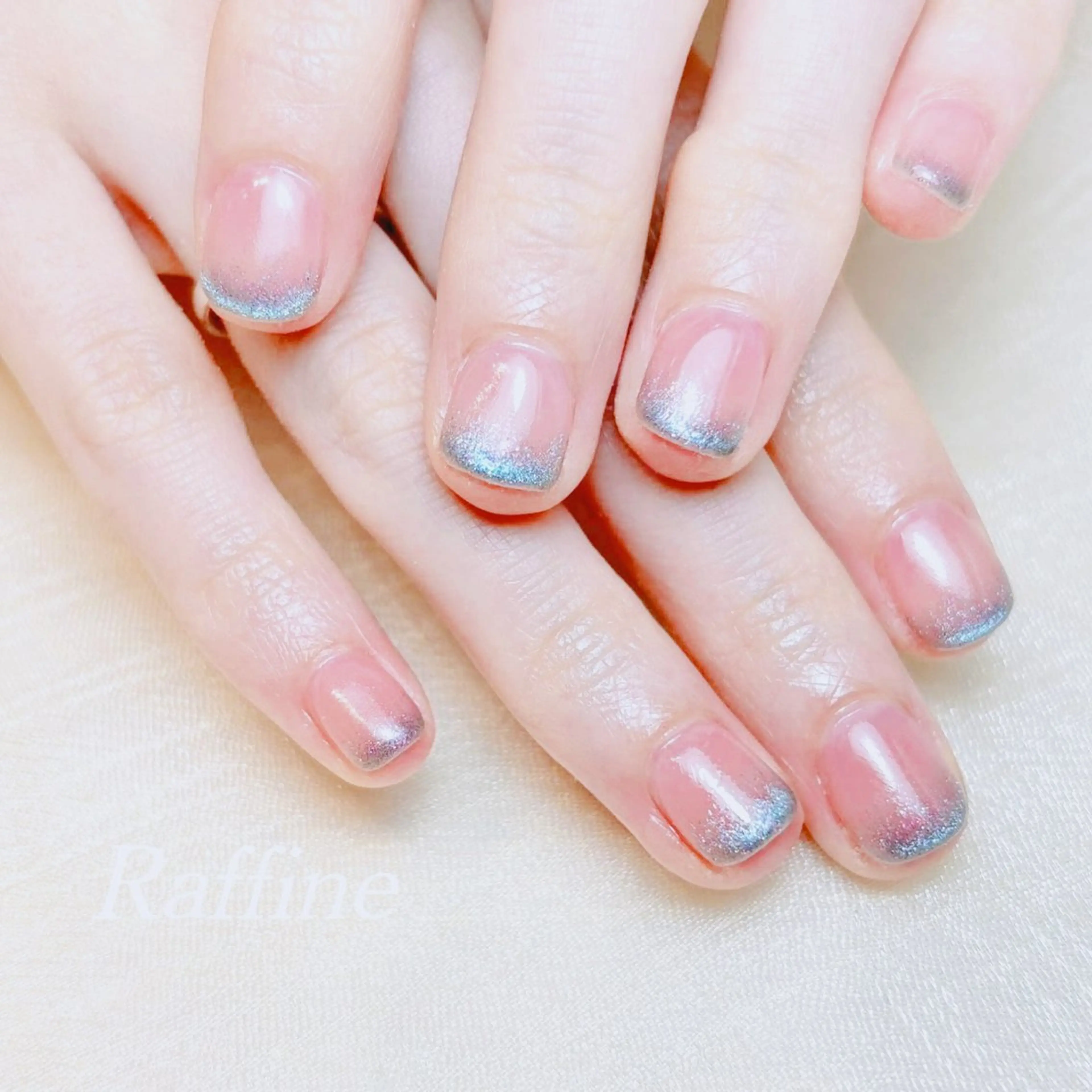 ネイル ハンドネイル H3 Nail Tsuki🦋💙のネイルデザイン