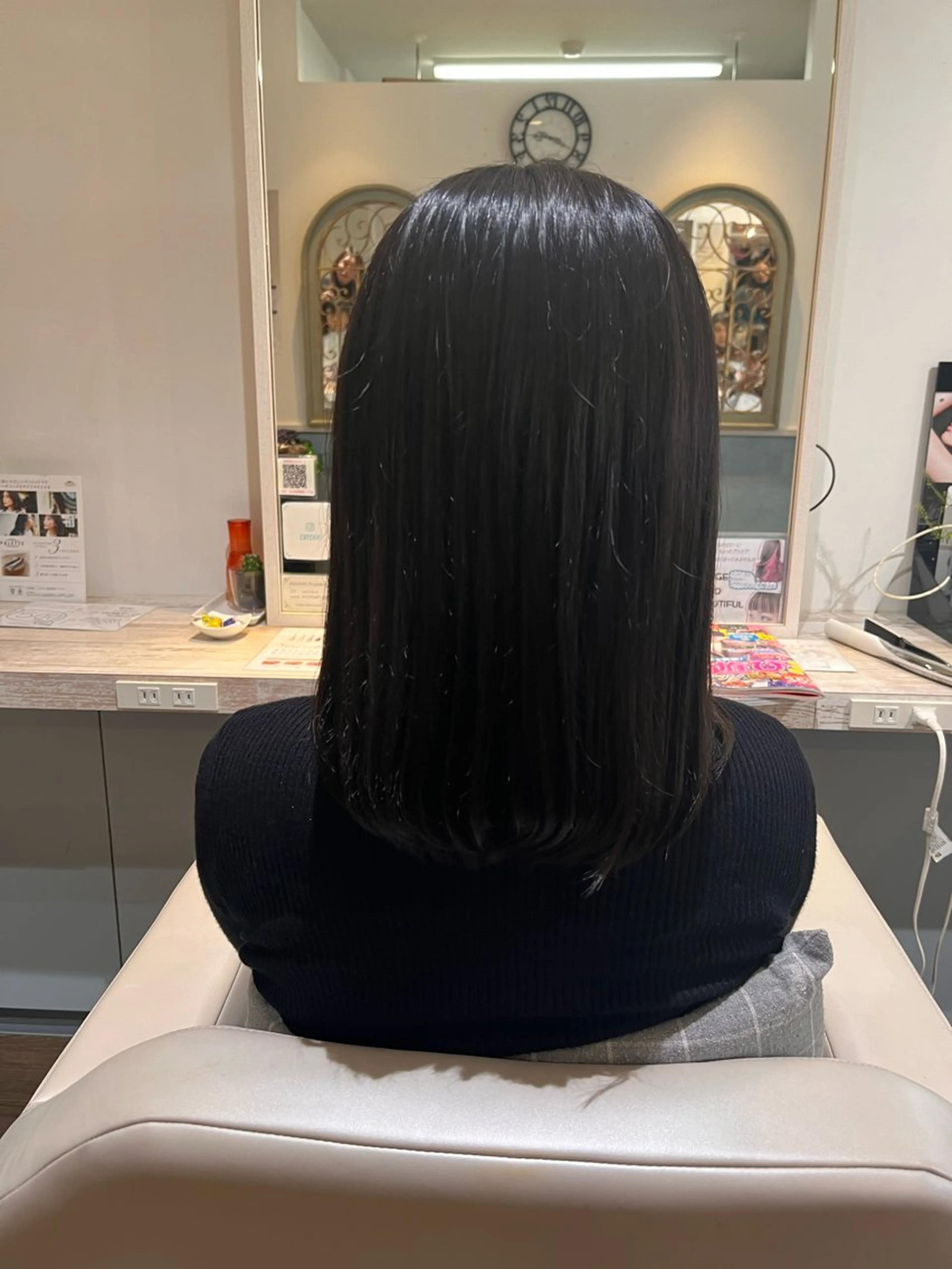 ミディアム 福本 好子のヘアスタイル