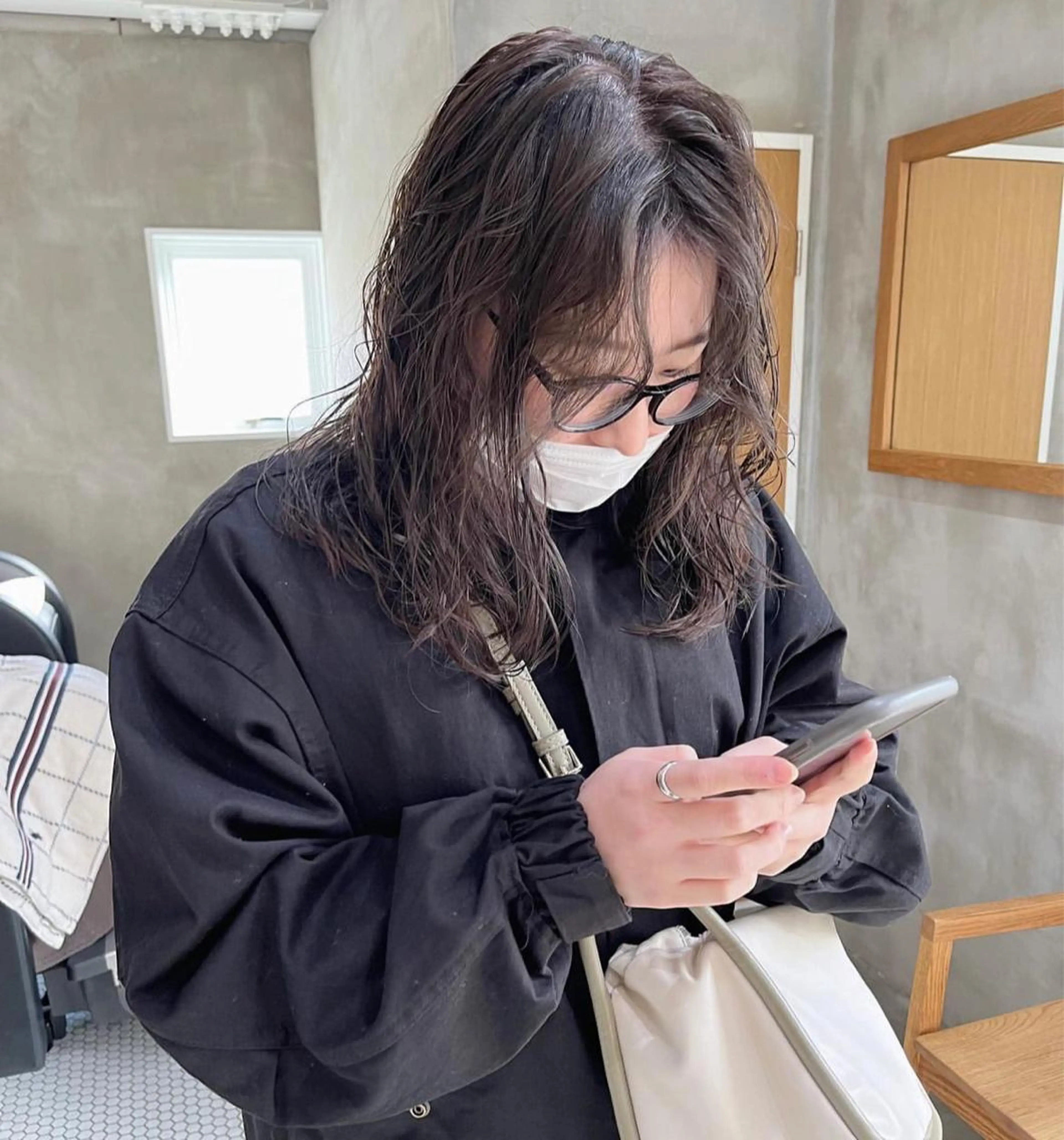 セミロング パーマ 渋谷/原宿/メンズ/ コヤマトモヤのヘアスタイル