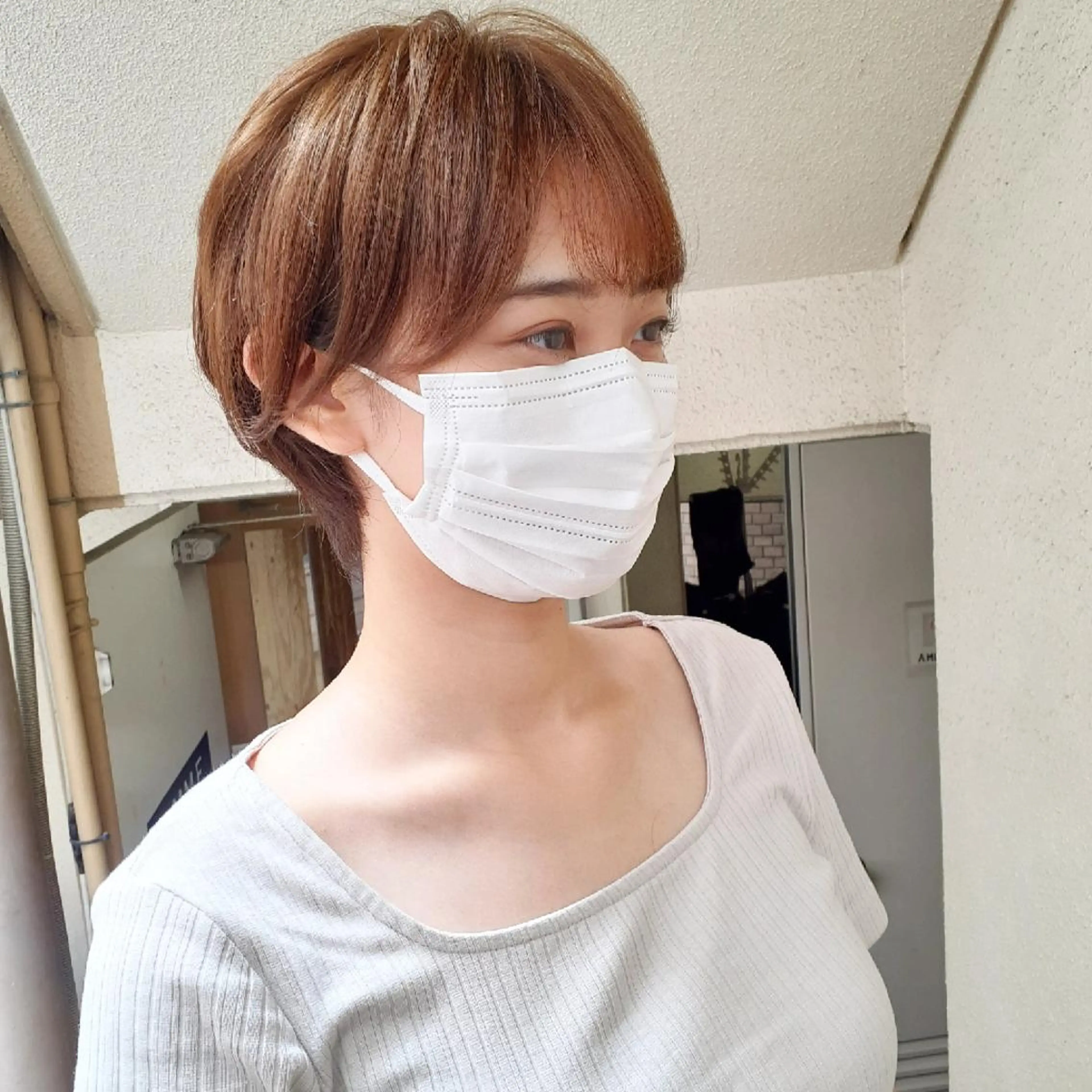 ショート カラー ショートヘア 小顔カット 🔳髪質改善🔳 岡本陽のヘアスタイル