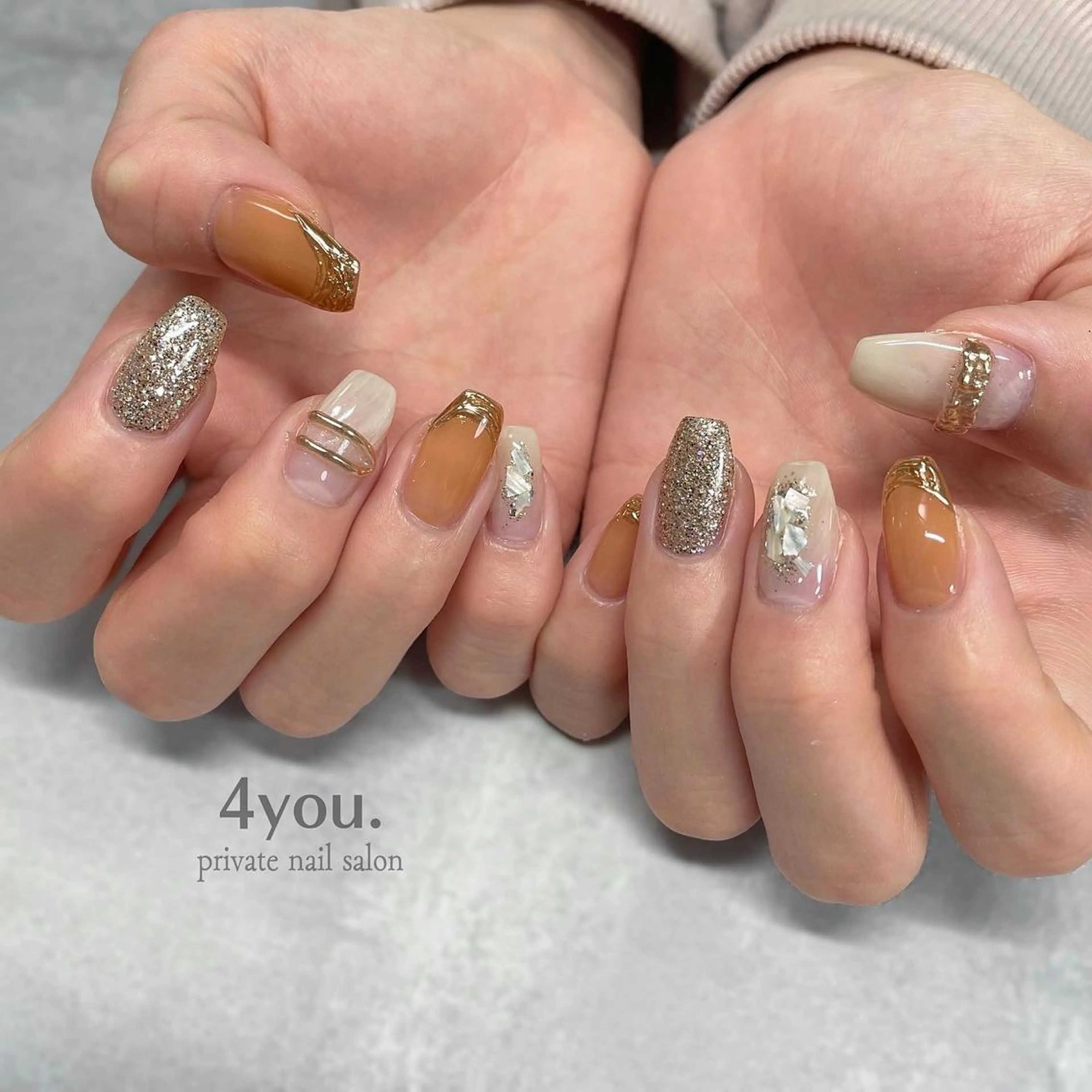 ネイル nail salon ４ｙｏｕ．のネイルデザイン