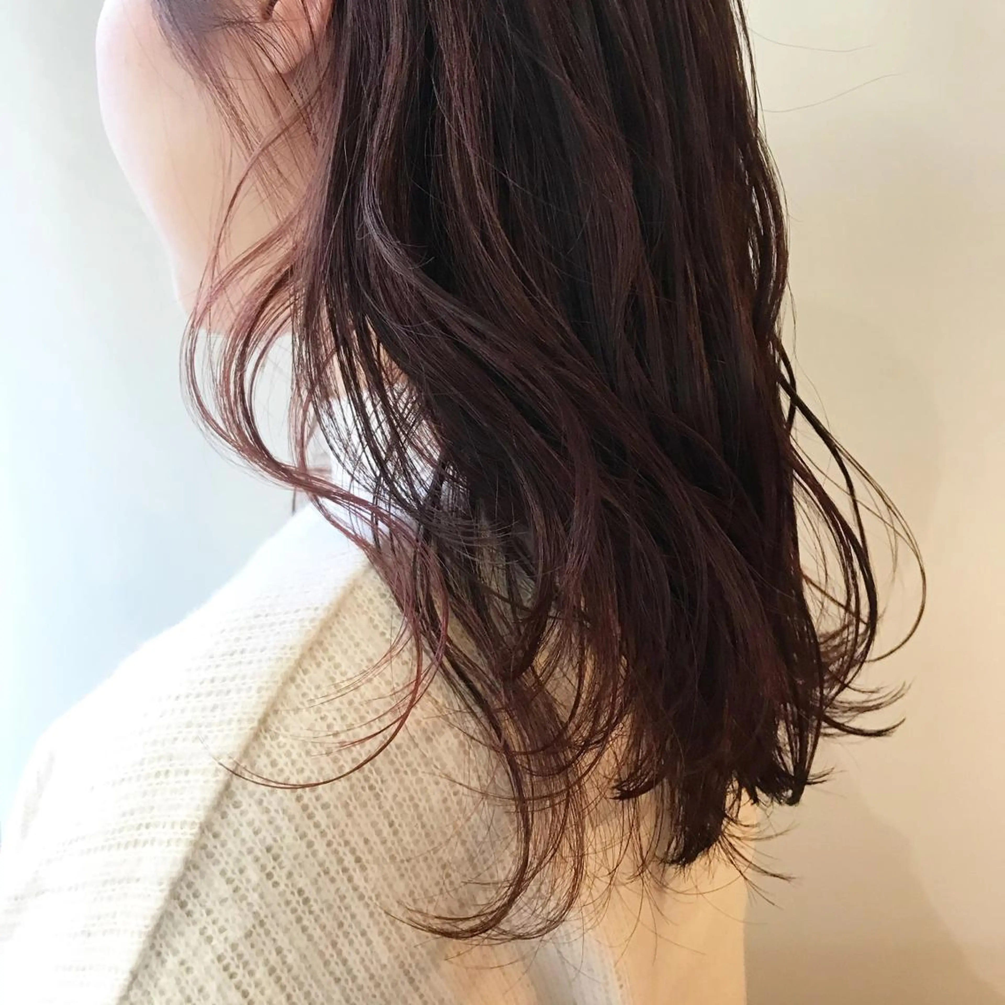 ミディアム カラー ヘアアレンジ ハイライトカラー ピンクカラー ハイライト 撮影モデル募集 🦋soemikaのヘアスタイル