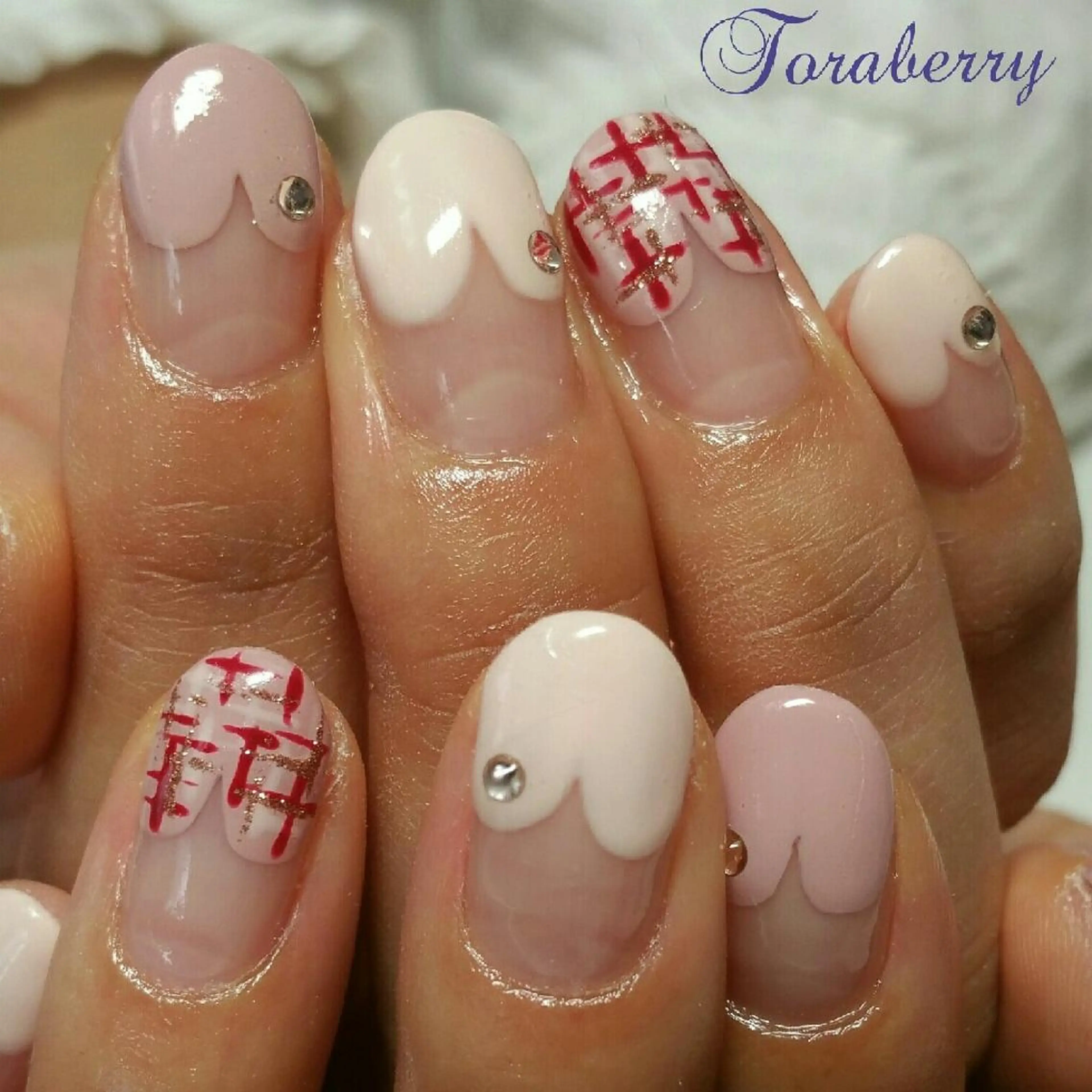 ネイル ツイードネイル ネイリスト なつみのネイルデザイン