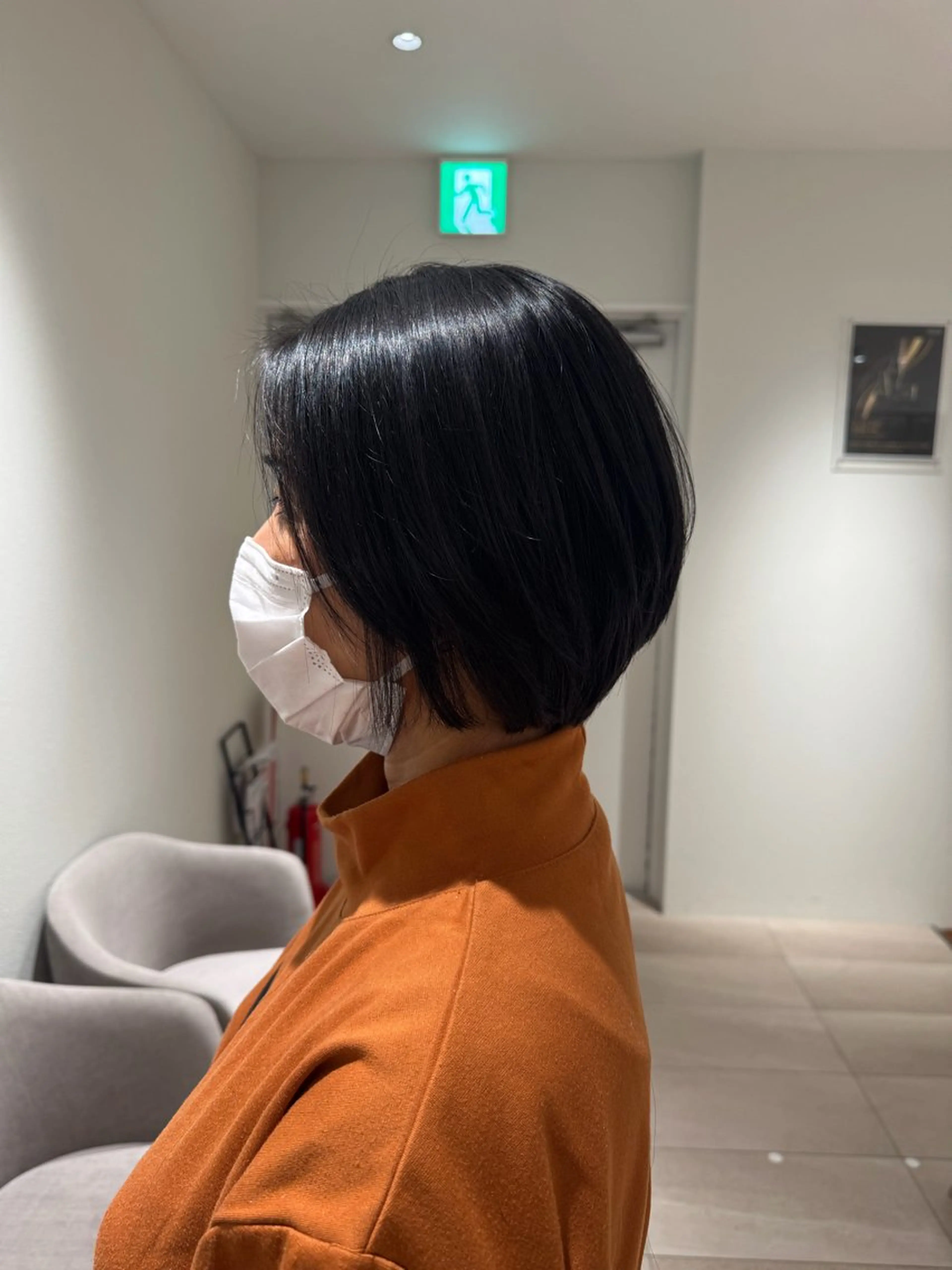 ショート ボブ カット ふじさわ あすかのヘアスタイル