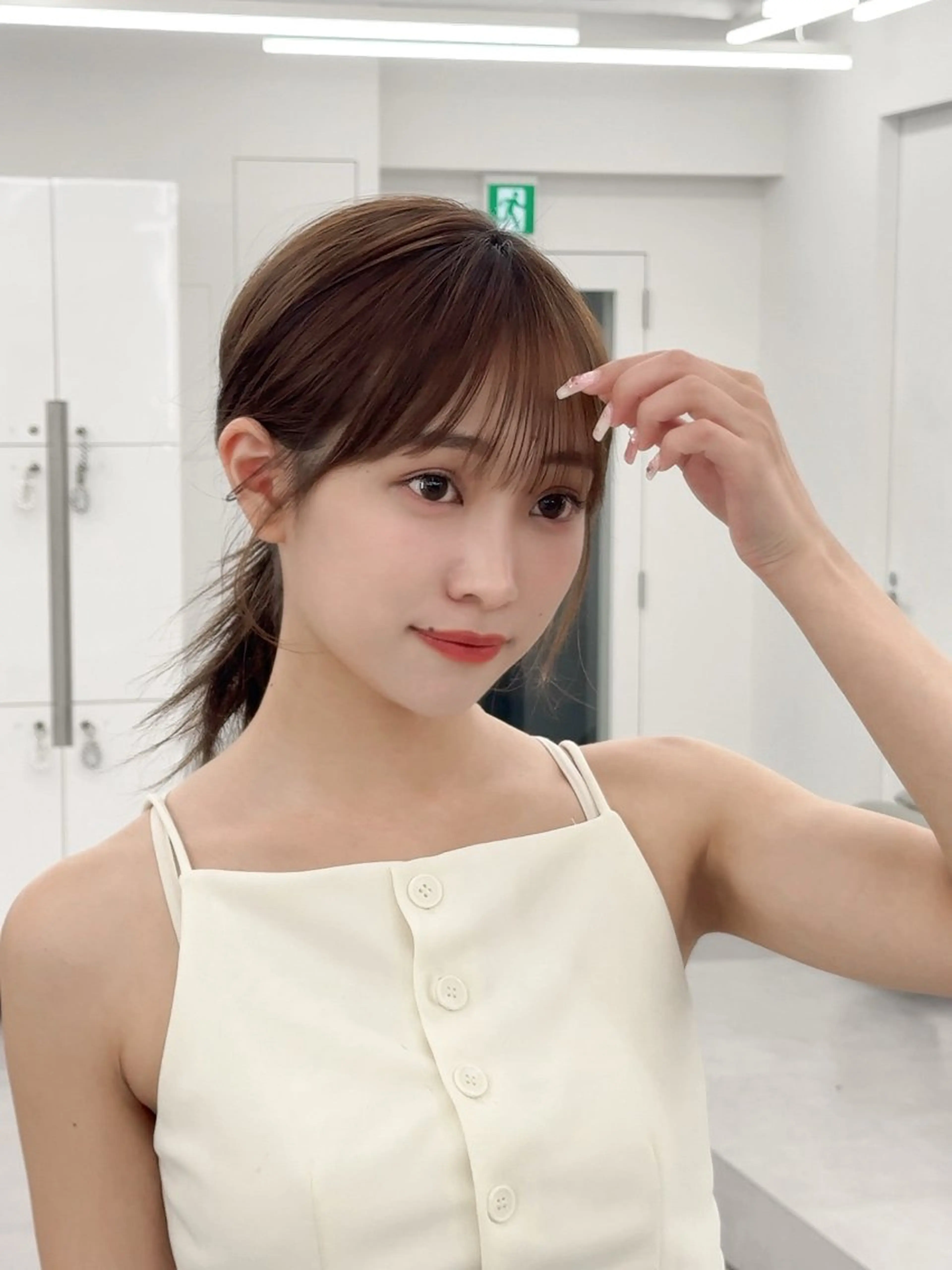 ミディアム カラー ヘアアレンジ 顔周り&ミディアム 特化/池袋/kokiのヘアスタイル