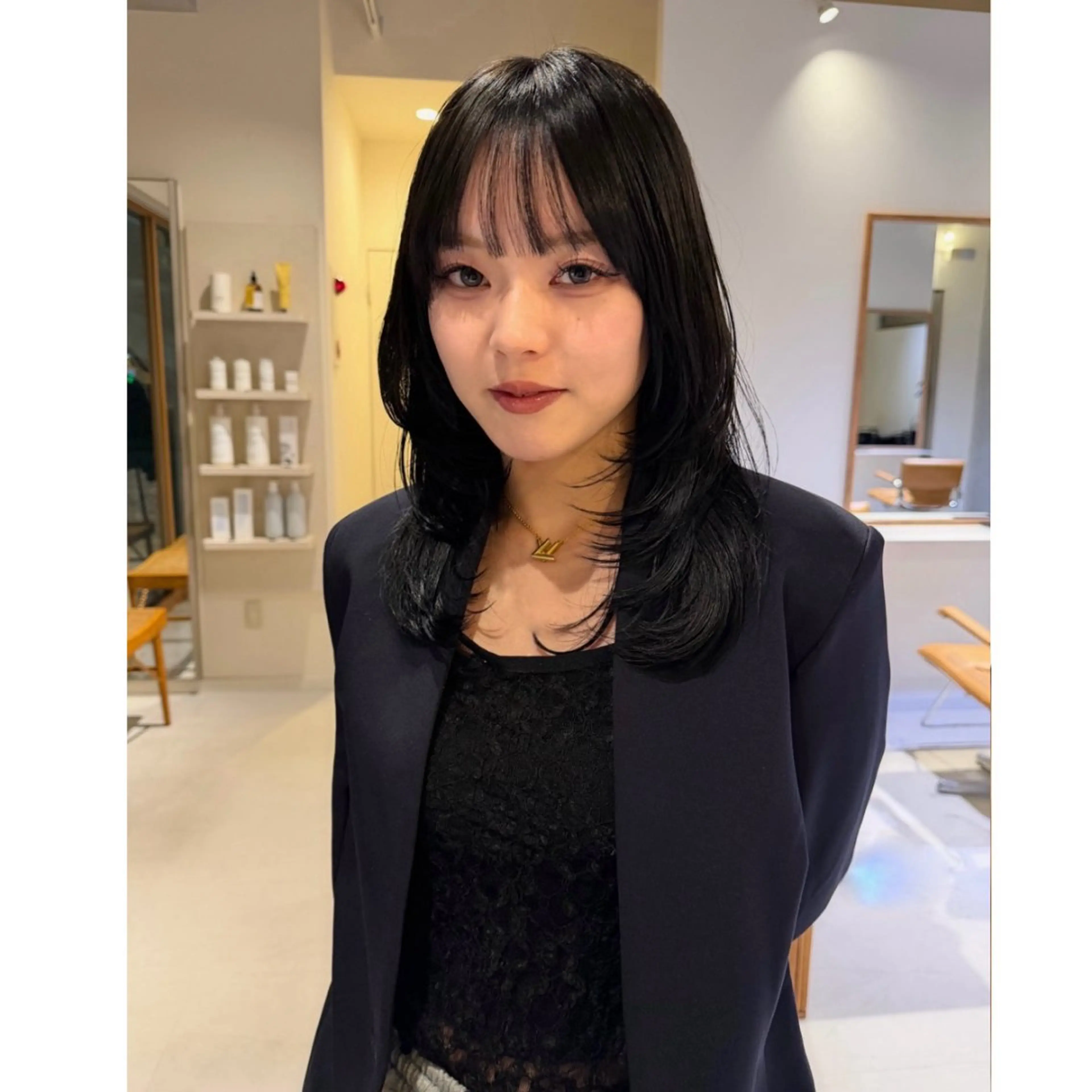 【透明感抜群🪽】赤み消しカラー＋カット＋トリートメント🫧の写真