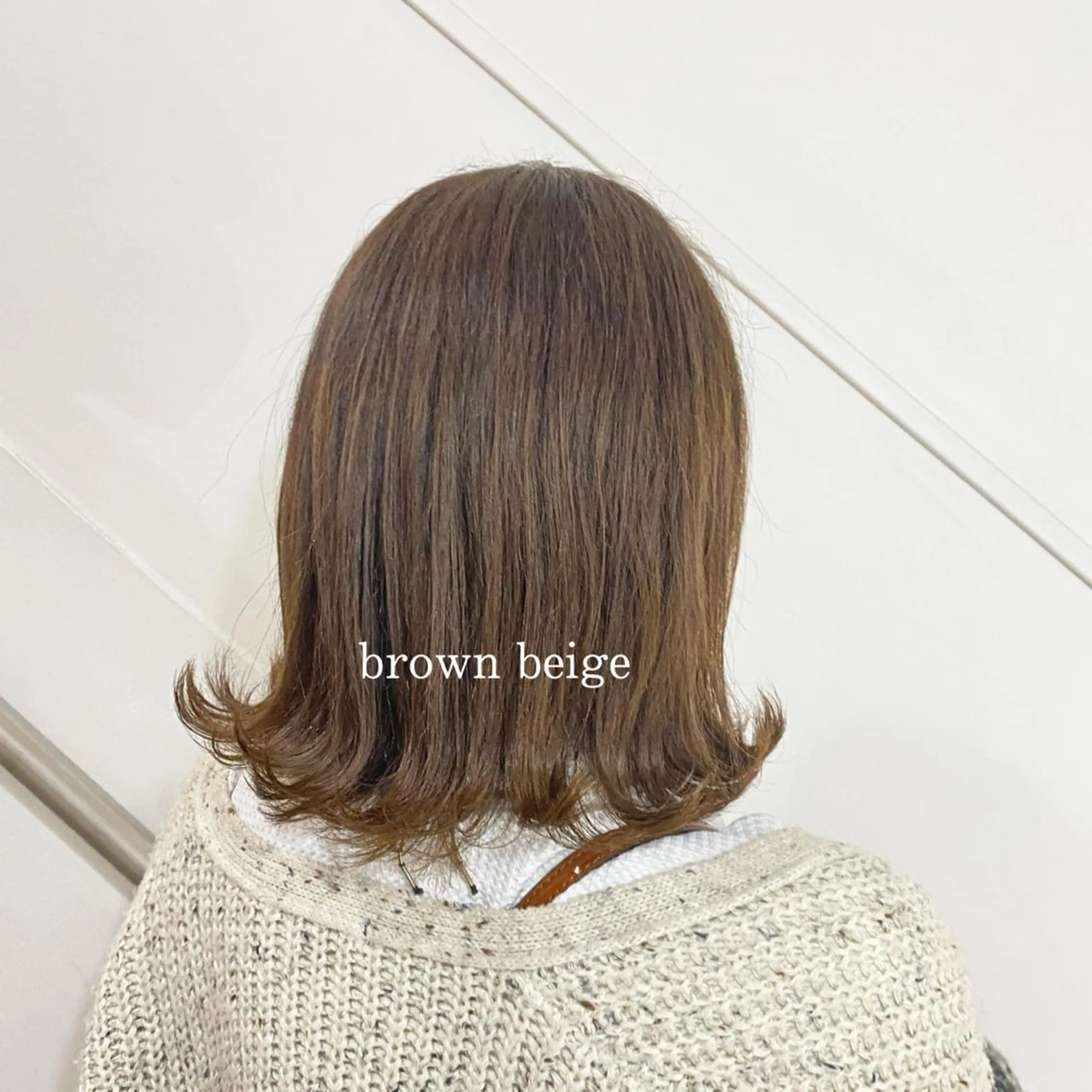 ミディアム カラー ブリーチ ハル🌸柔色/ ブリーチなし/艶髪のヘアスタイル